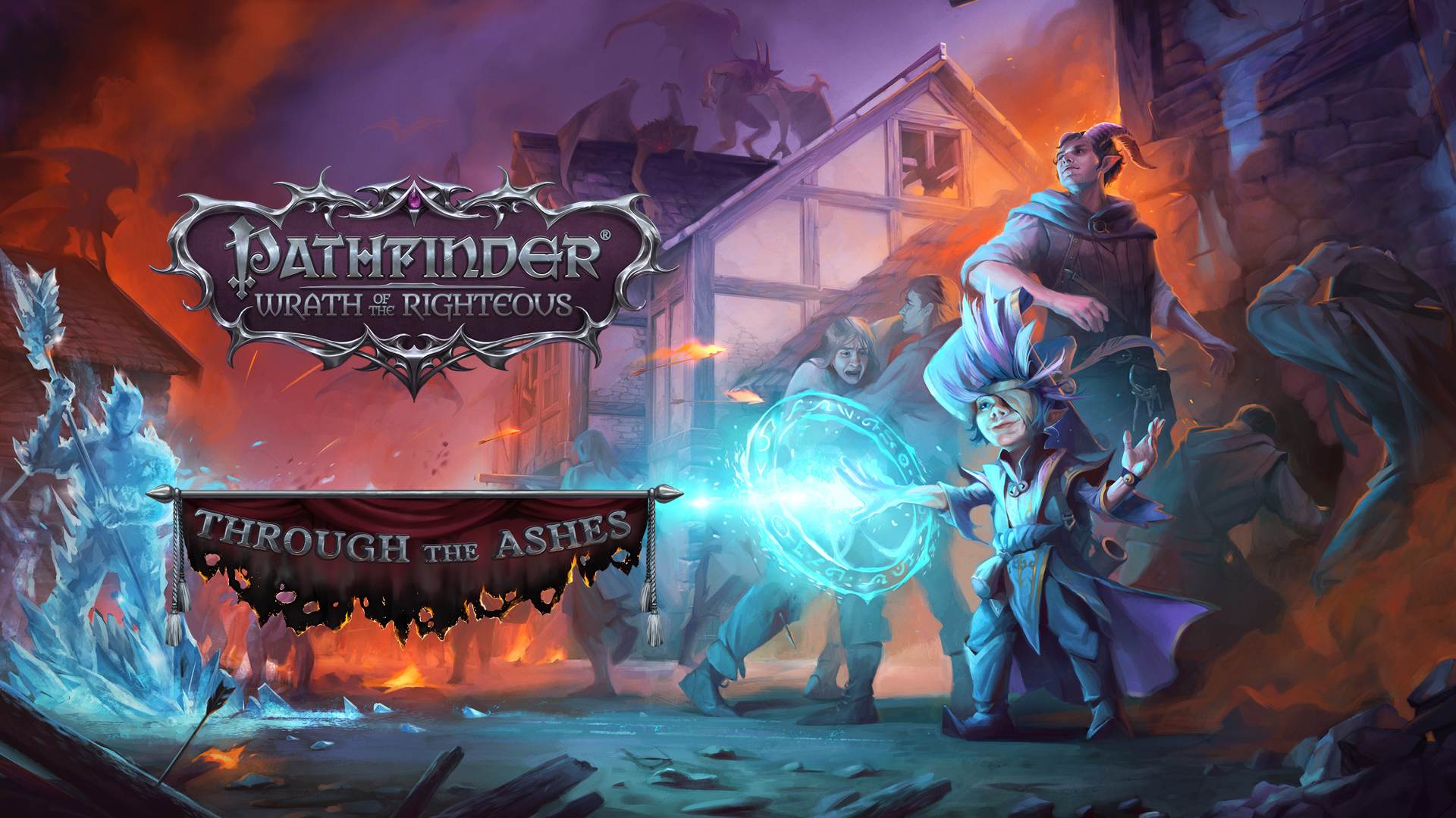 Copertina di Pathfinder: Wrath of the Righteous - Through the Ashes