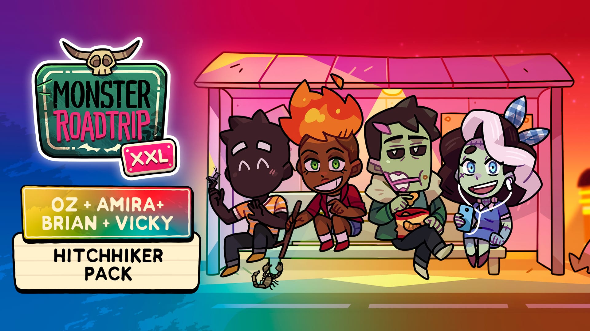 Copertina di Monster Roadtrip Hitchhiker Pack - The Color Squad