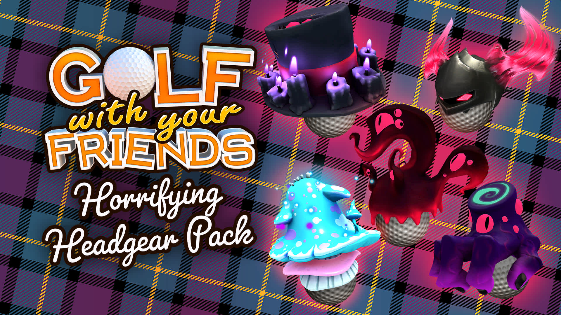 Arte de Golf With Your Friends - Horrifying Headgear Pack