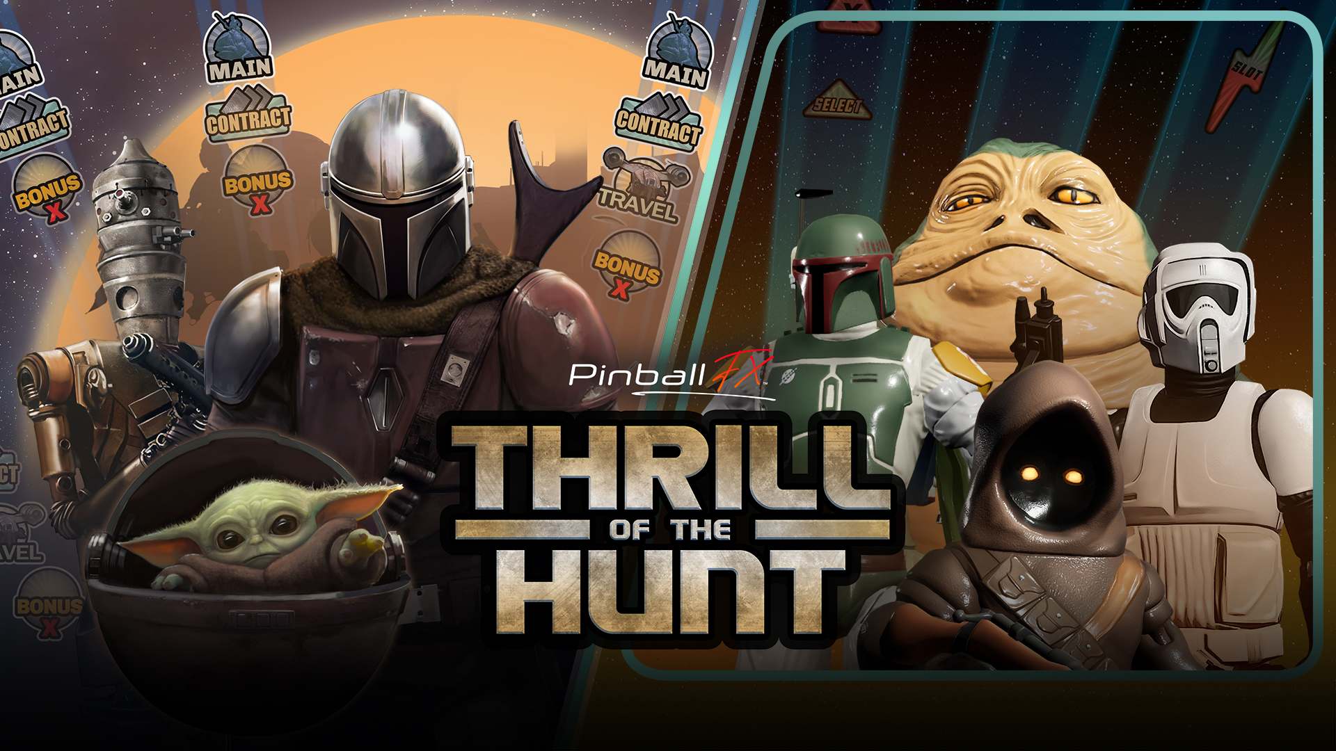 Copertina di Pinball FX - Star Wars Pinball: Thrill of the Hunt