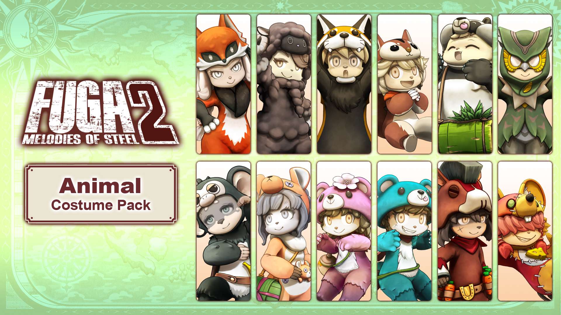 Copertina di Fuga: Melodies of Steel 2 - Animal Costume Pack