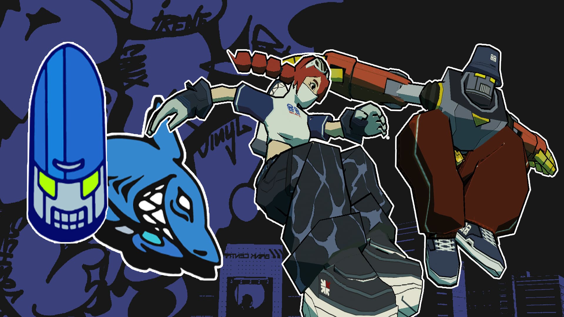 Copertina di Bomb Rush Cyberfunk DLC - Base & Jay