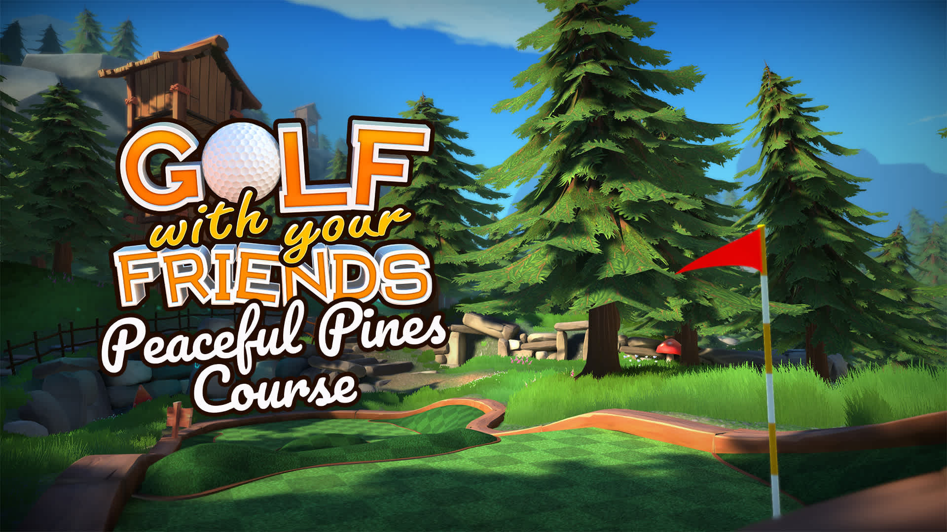 Arte de Golf With Your Friends - Peaceful Pines Course