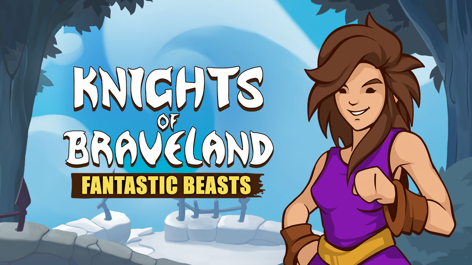 Copertina di Knights of Braveland: Fantastic Beasts