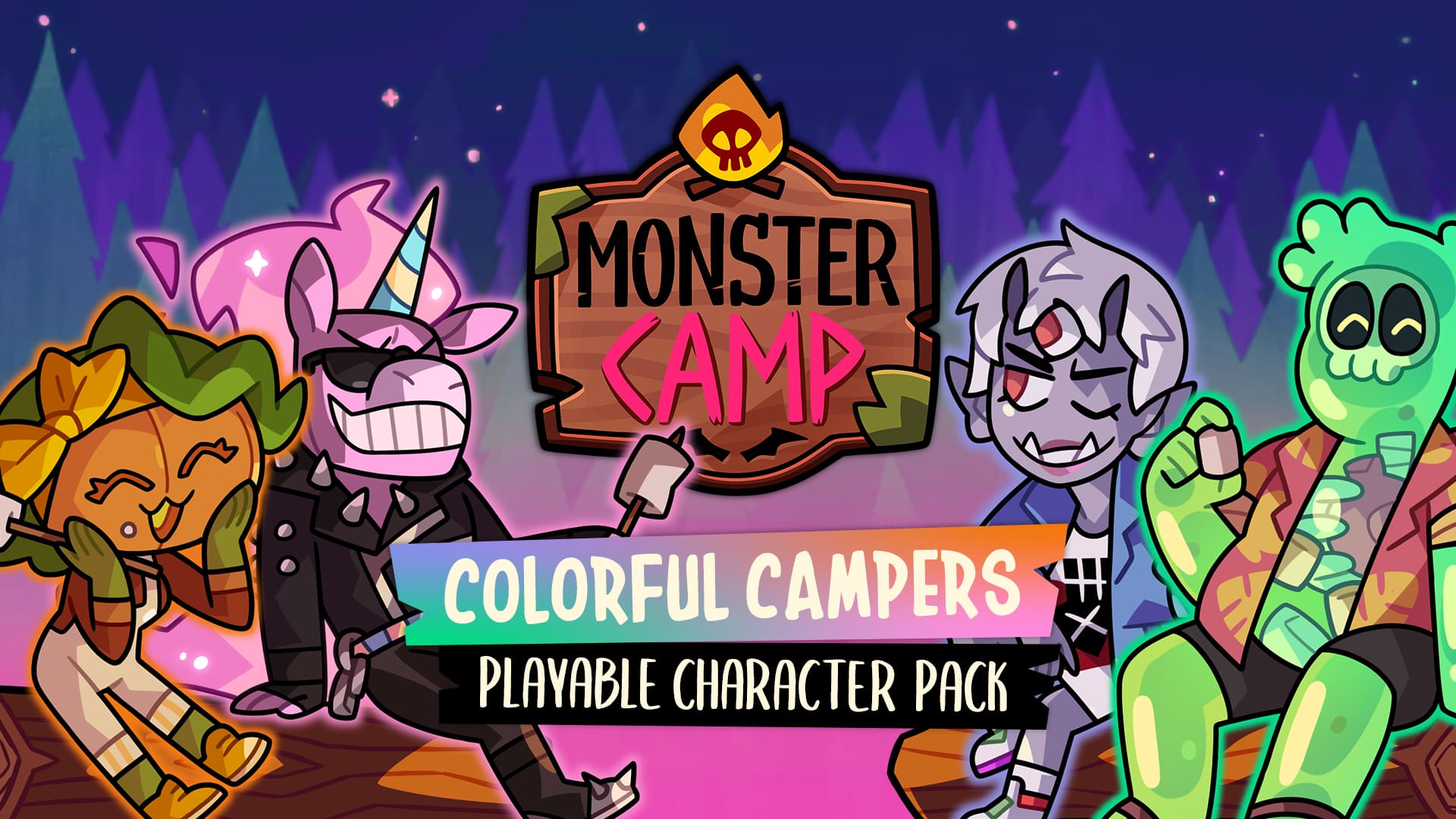 Copertina di Monster Camp Character Pack - Colorful Campers