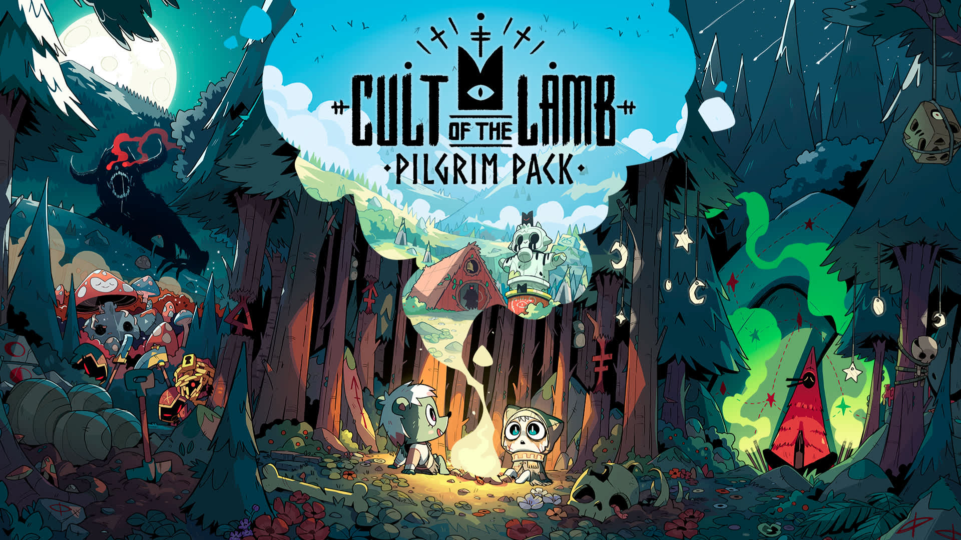 Arte de Cult of the Lamb: Pilgrim Pack