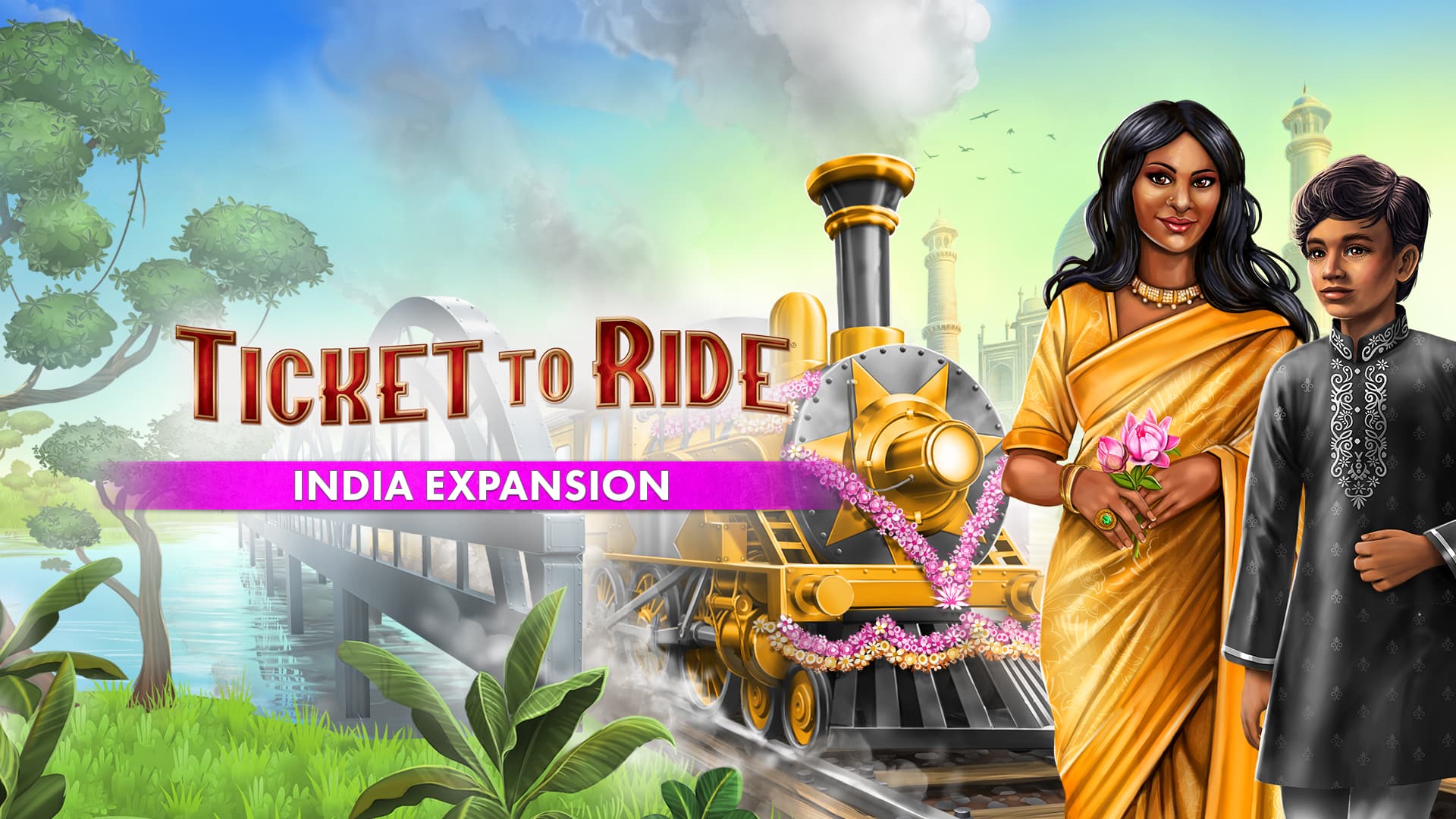 Copertina di Ticket to Ride: India Expansion