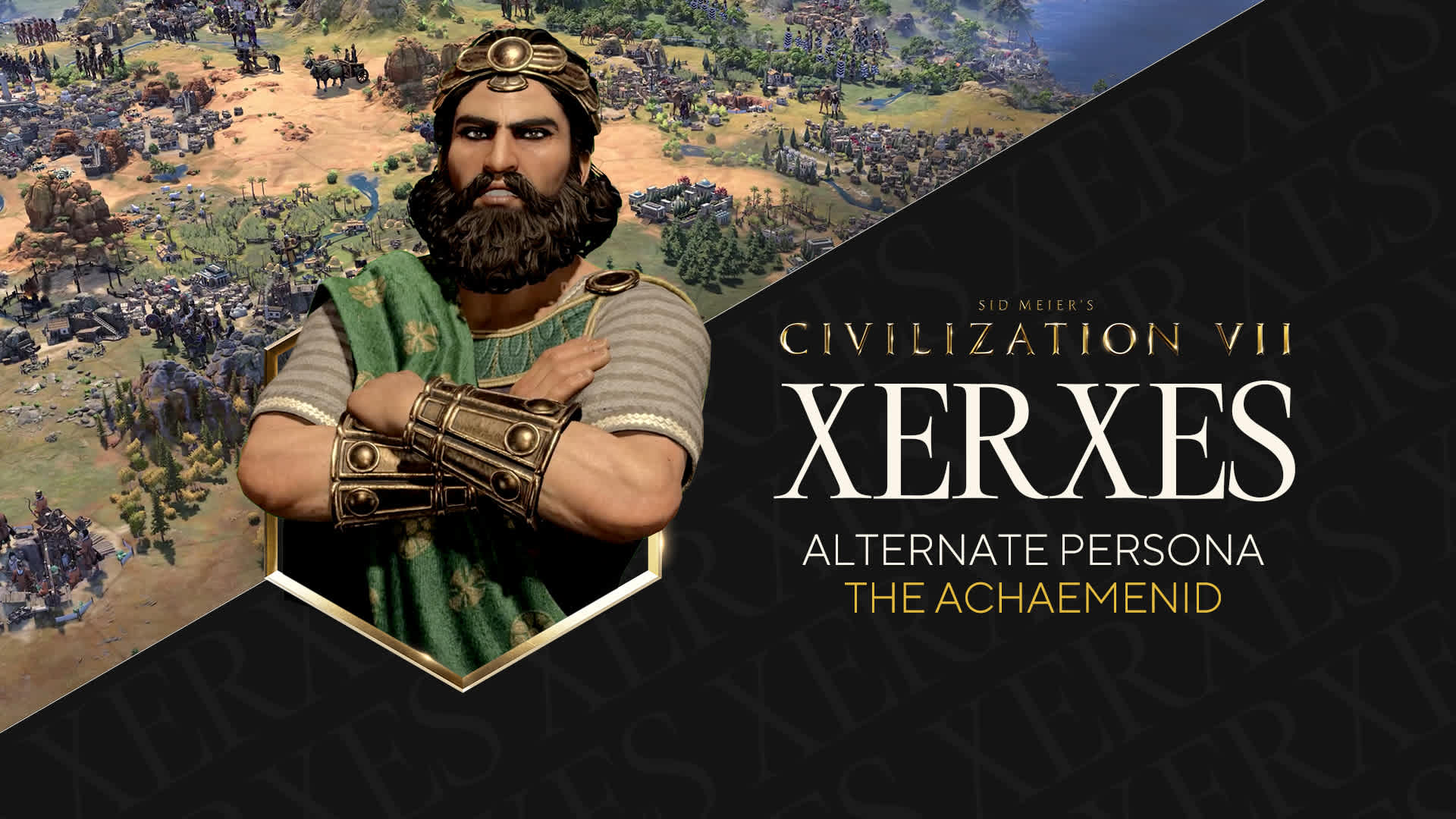 Copertina di Sid Meier's Civilization VII: Xerxes (The Achaemenid) Persona