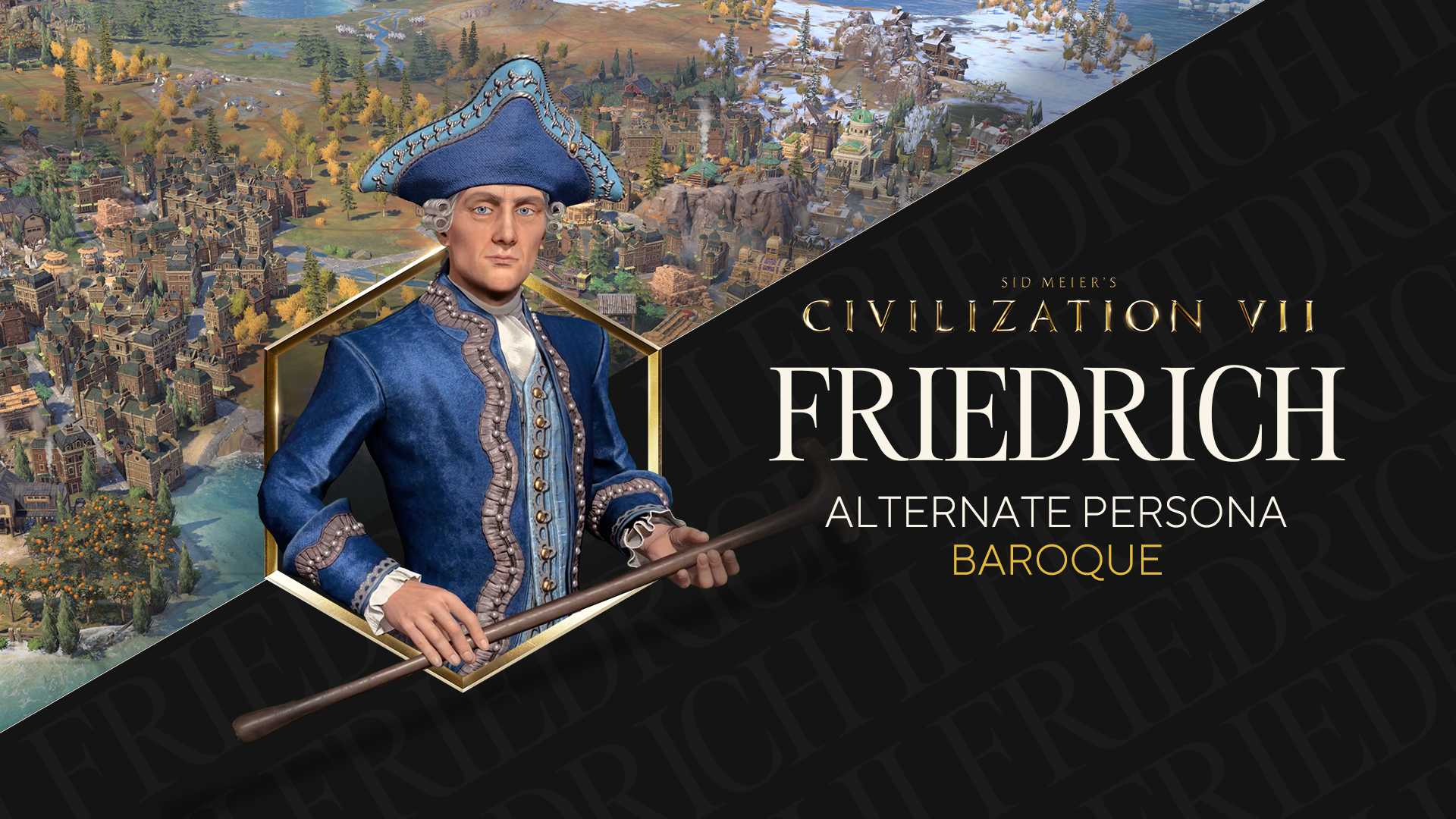 Copertina di Sid Meier's Civilization VII: Friedrich (Baroque) Persona