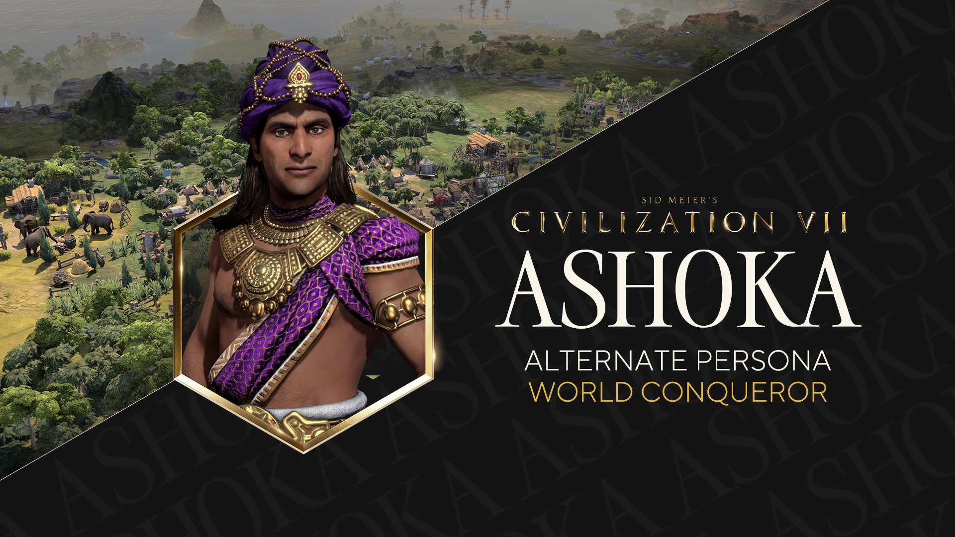 Copertina di Sid Meier's Civilization VII: Ashoka (World Conqueror) Persona