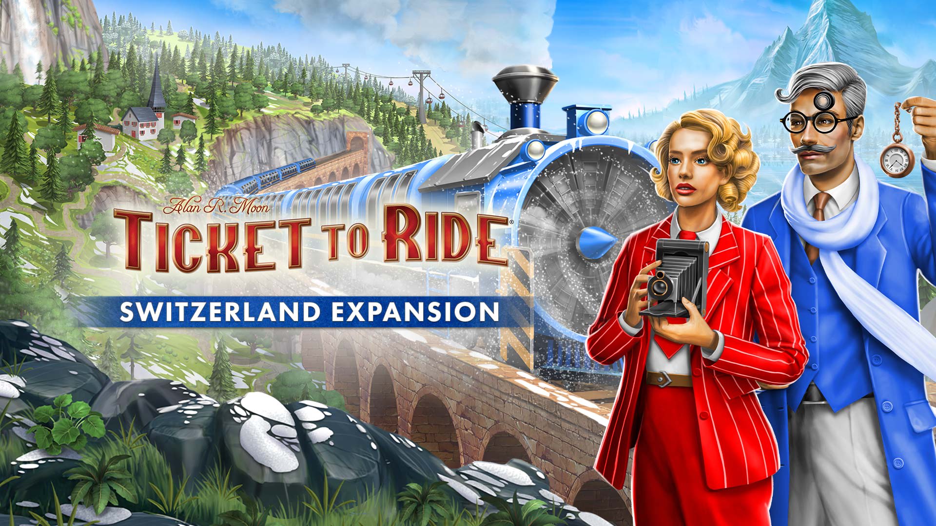 Copertina di Ticket to Ride: Switzerland Expansion