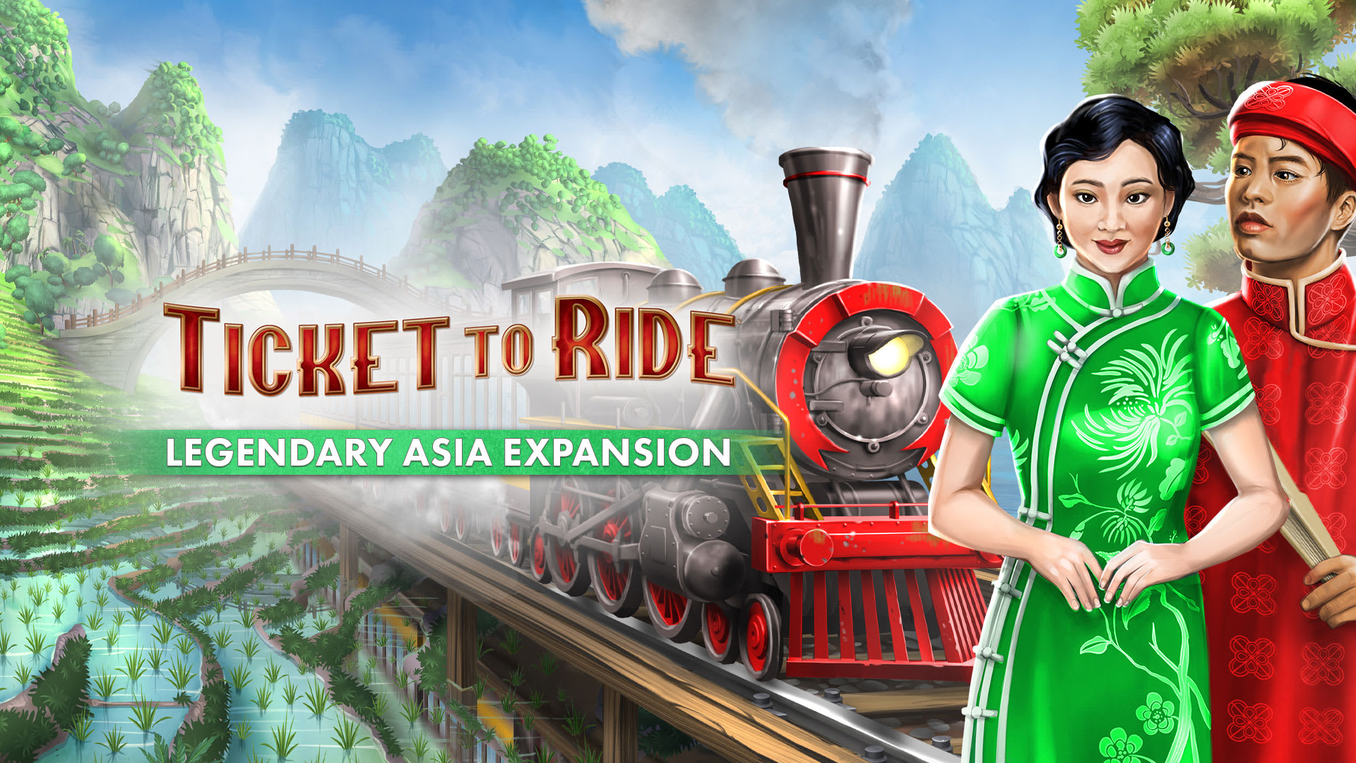 Copertina di Ticket to Ride: Legendary Asia Expansion