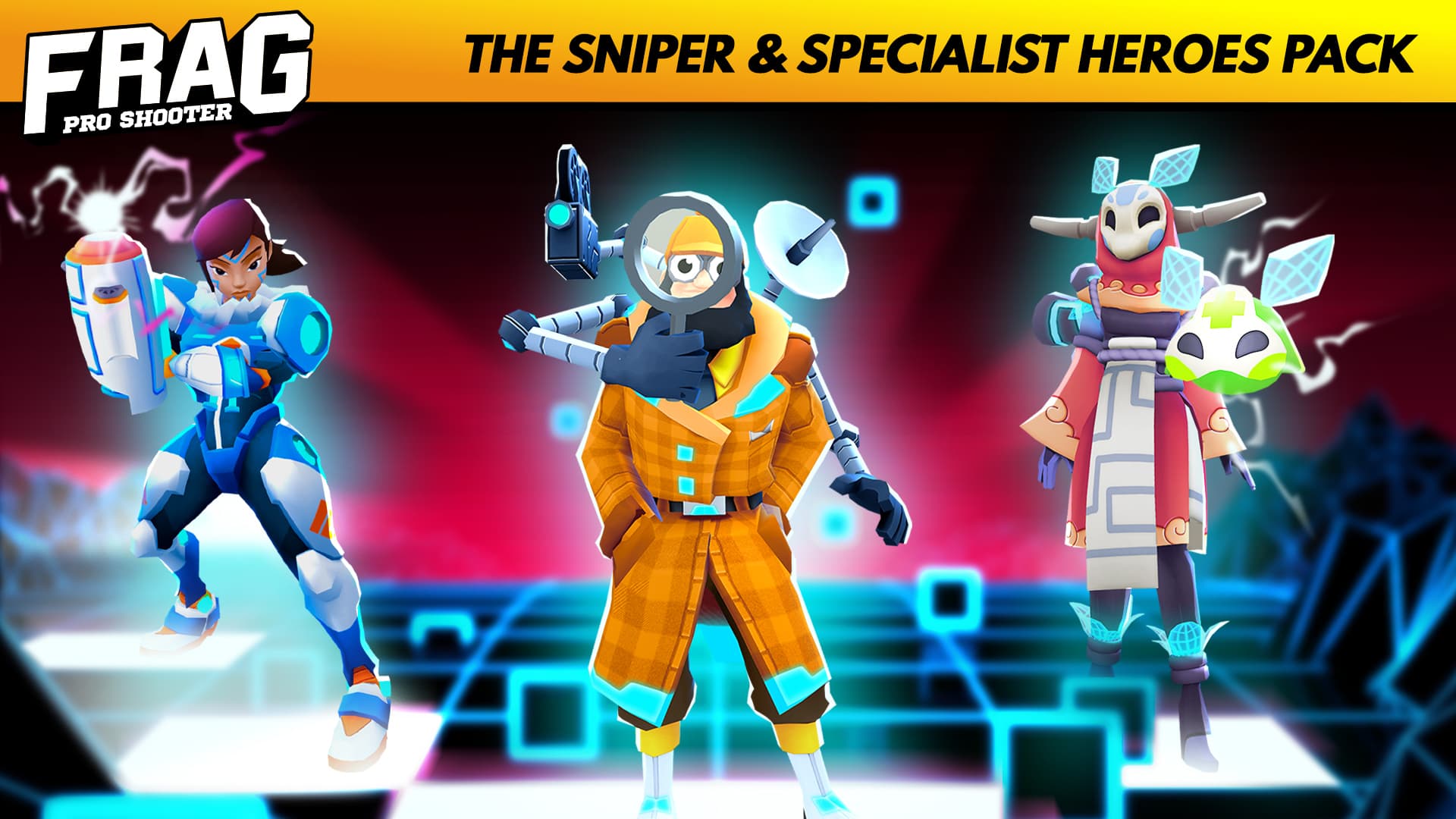 Copertina di FRAG: The Sniper & Specialist Heroes Pack
