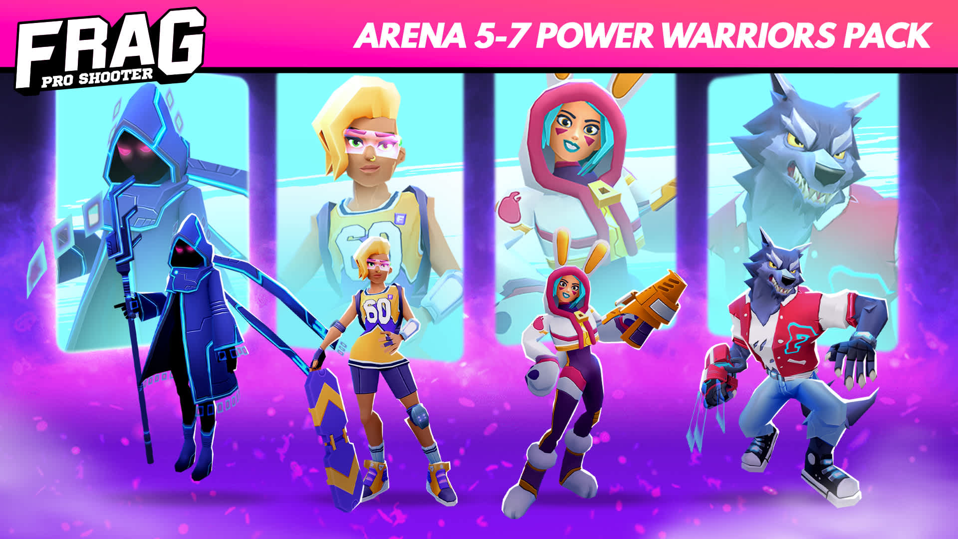 Copertina di FRAG: Arena 5-7 Power Warriors Pack