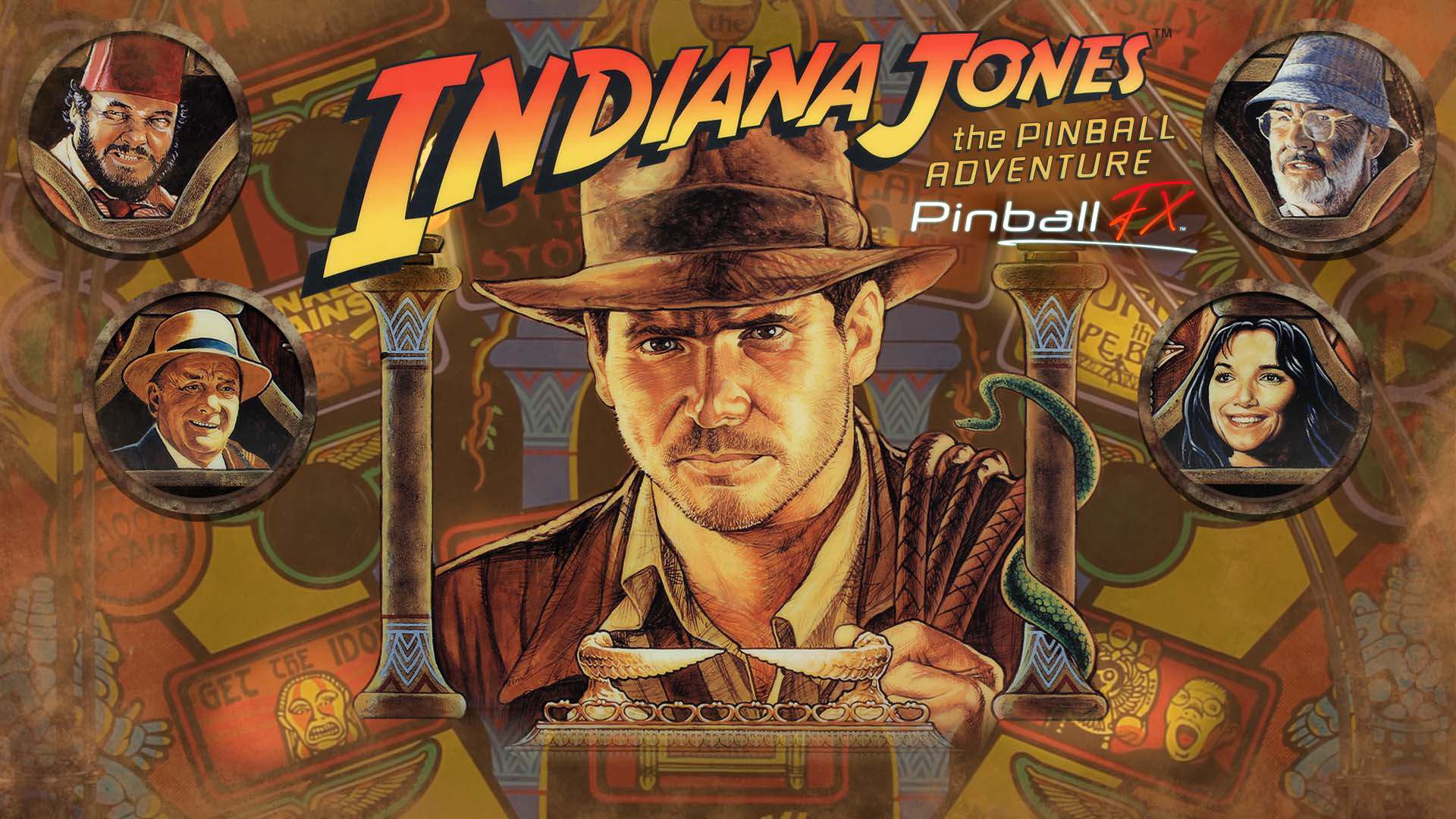 Copertina di Pinball FX - Indiana Jones: The Pinball Adventure