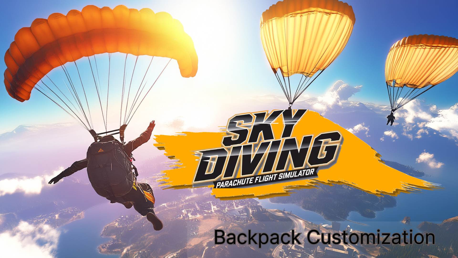 Copertina di Sky Diving: Backpack Customization