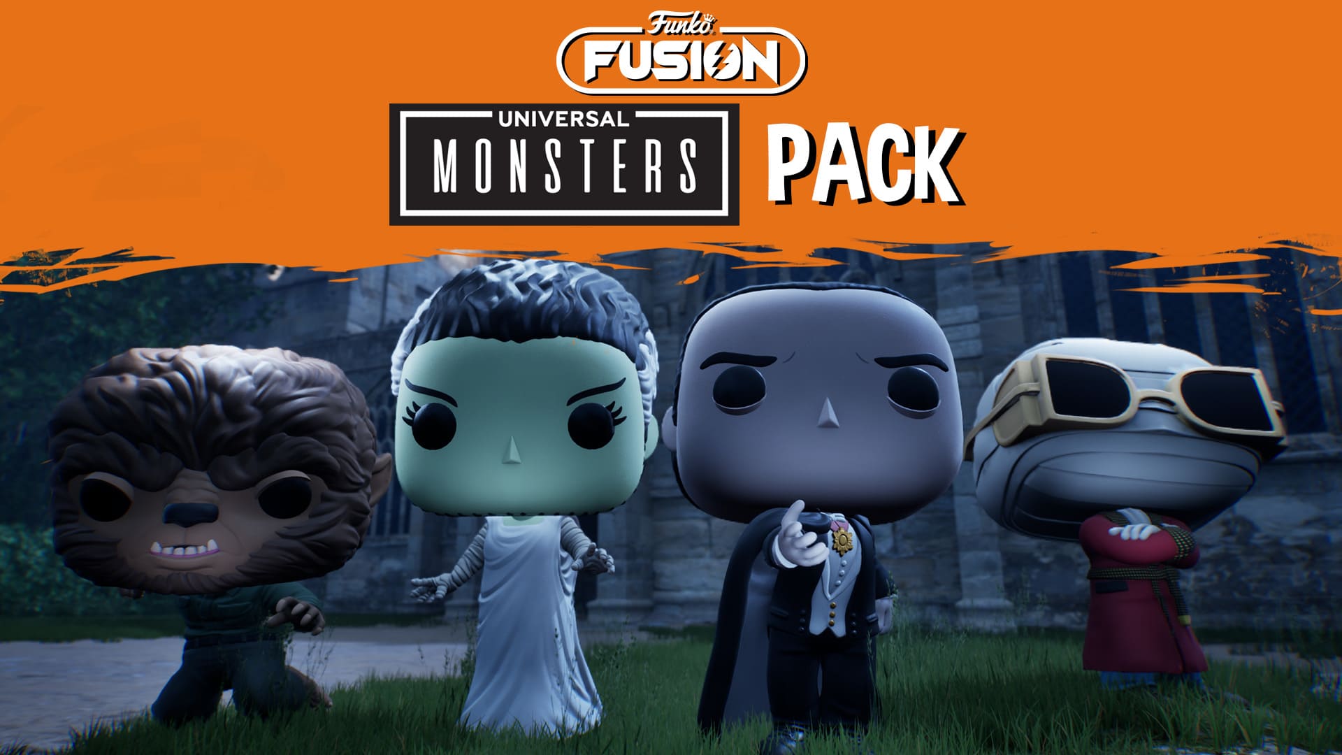 Arte de Funko Fusion - Universal Monsters Pack