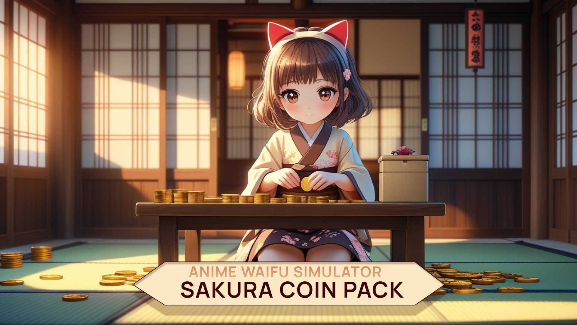 Copertina di Anime Waifu Simulator: Sakura Coin Pack