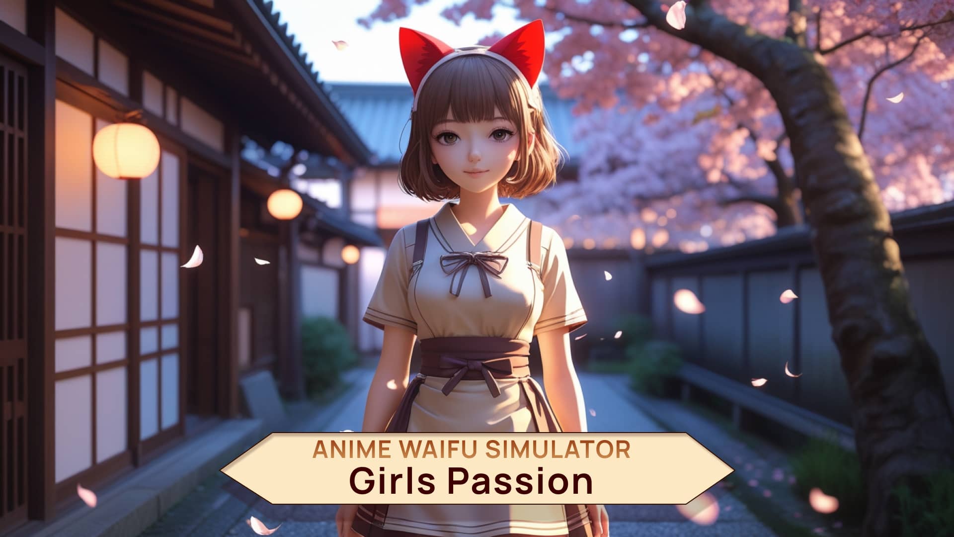 Copertina di Anime Waifu Simulator: Girls Passion