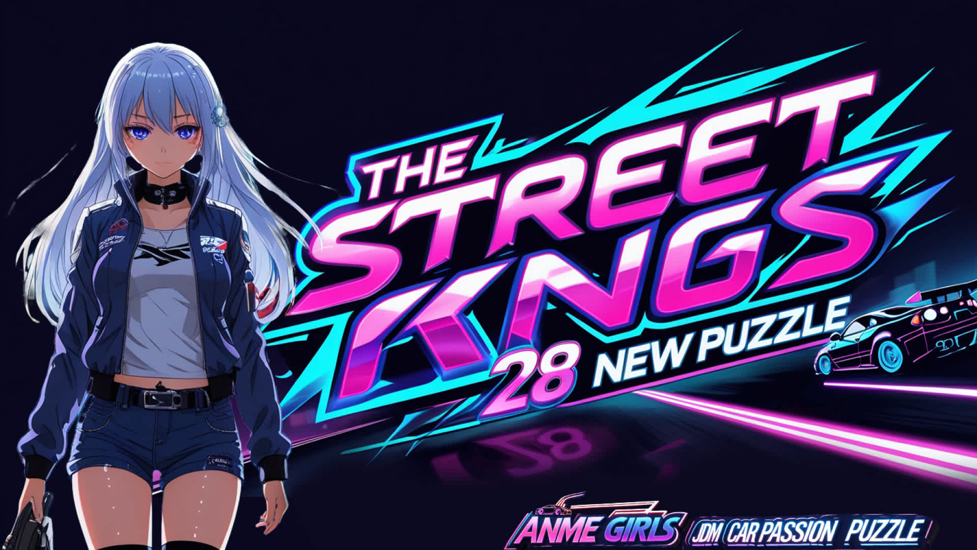 Copertina di Anime Girls: JDM Car Passion Puzzle The Street Kings
