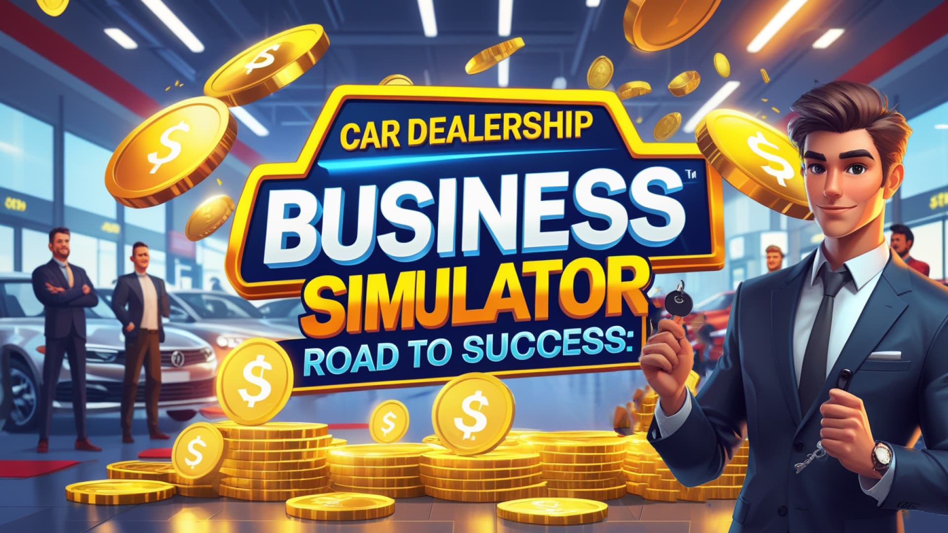 Copertina di Car Dealership Business Simulator ROAD TO SUCCESS