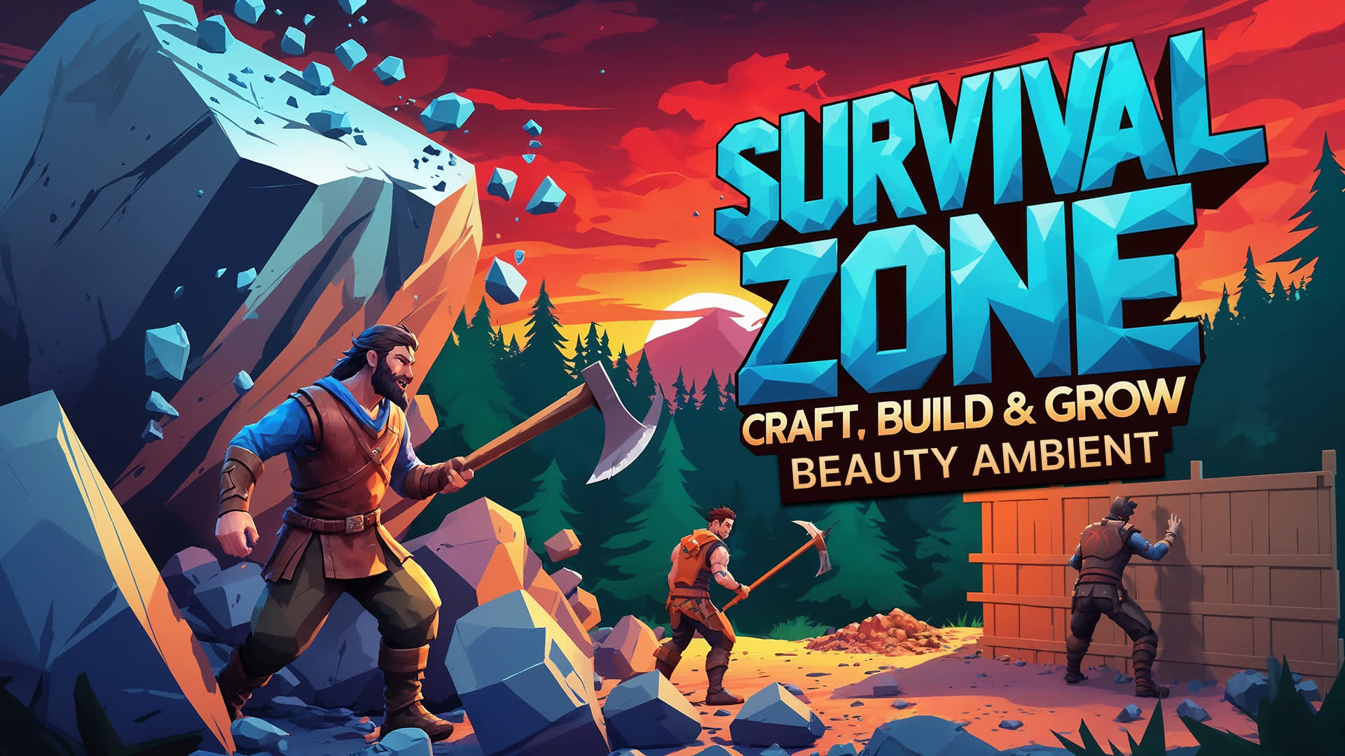 Copertina di Survival Zone: Craft, Build & Grow Beauty Ambient