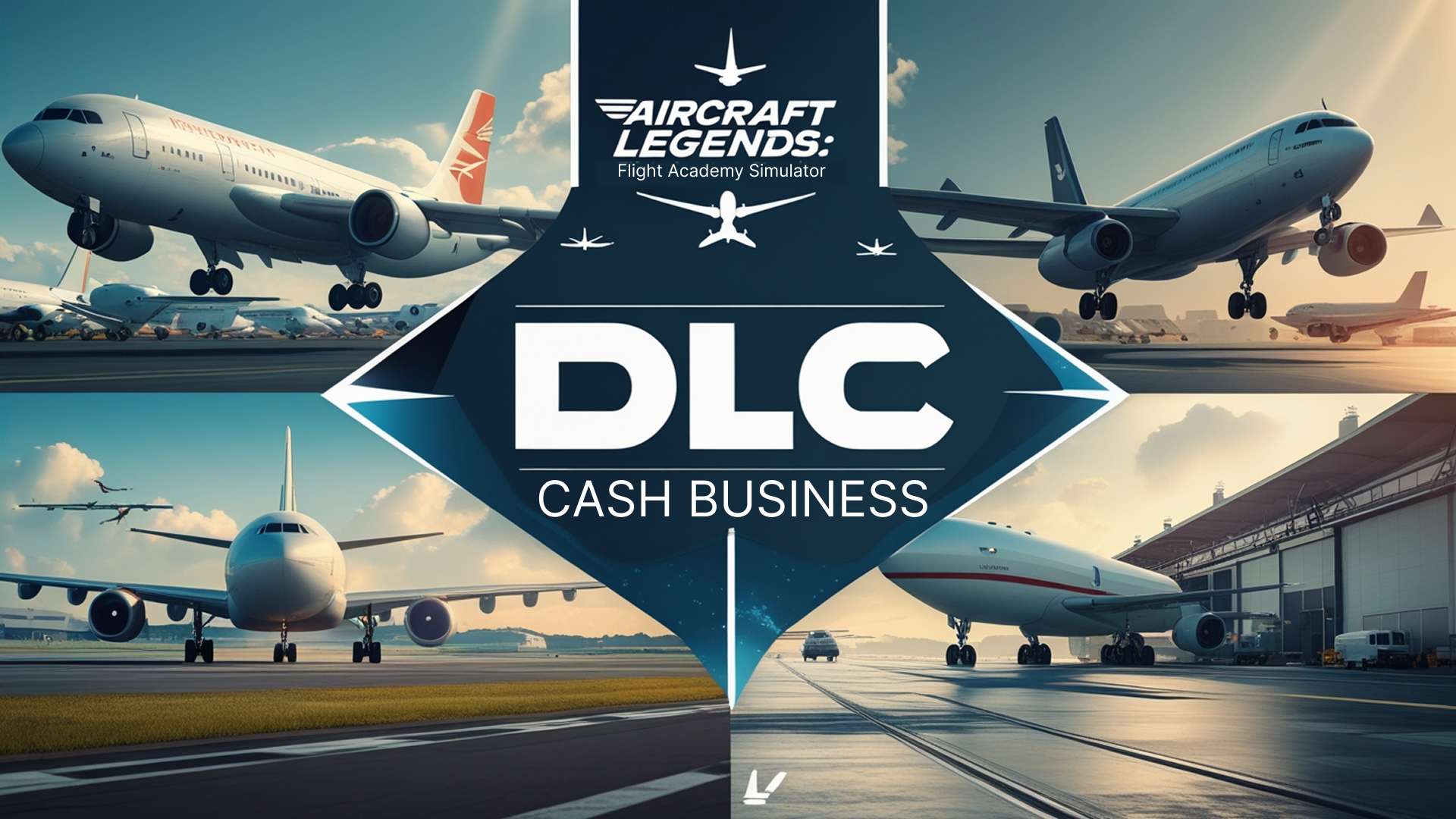 Copertina di Aircraft Legends: Flight Academy Simulator CASH BUSINESS