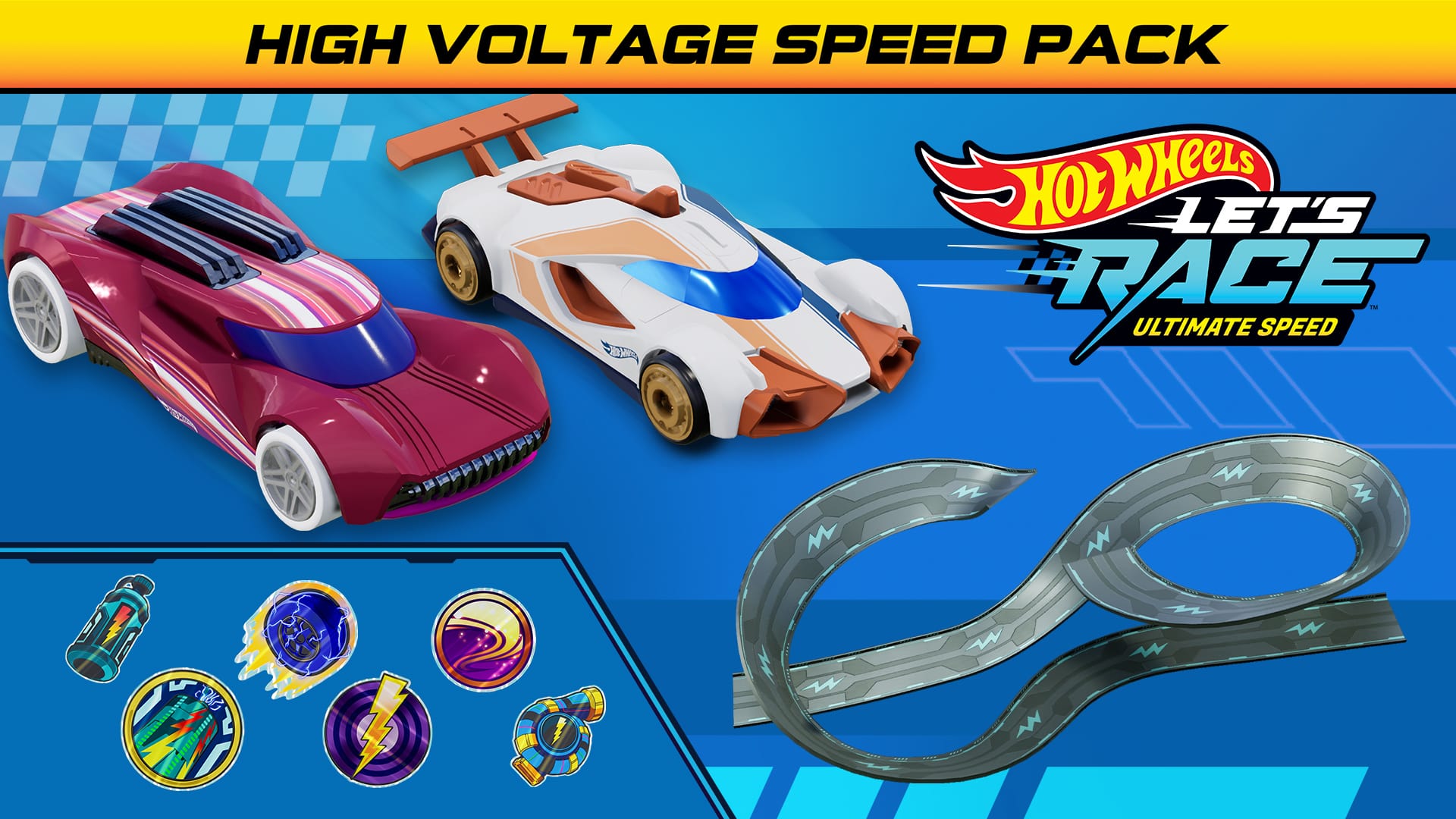 Copertina di Hot Wheels Let's Race: Ultimate Speed - High Voltage Speed Pack