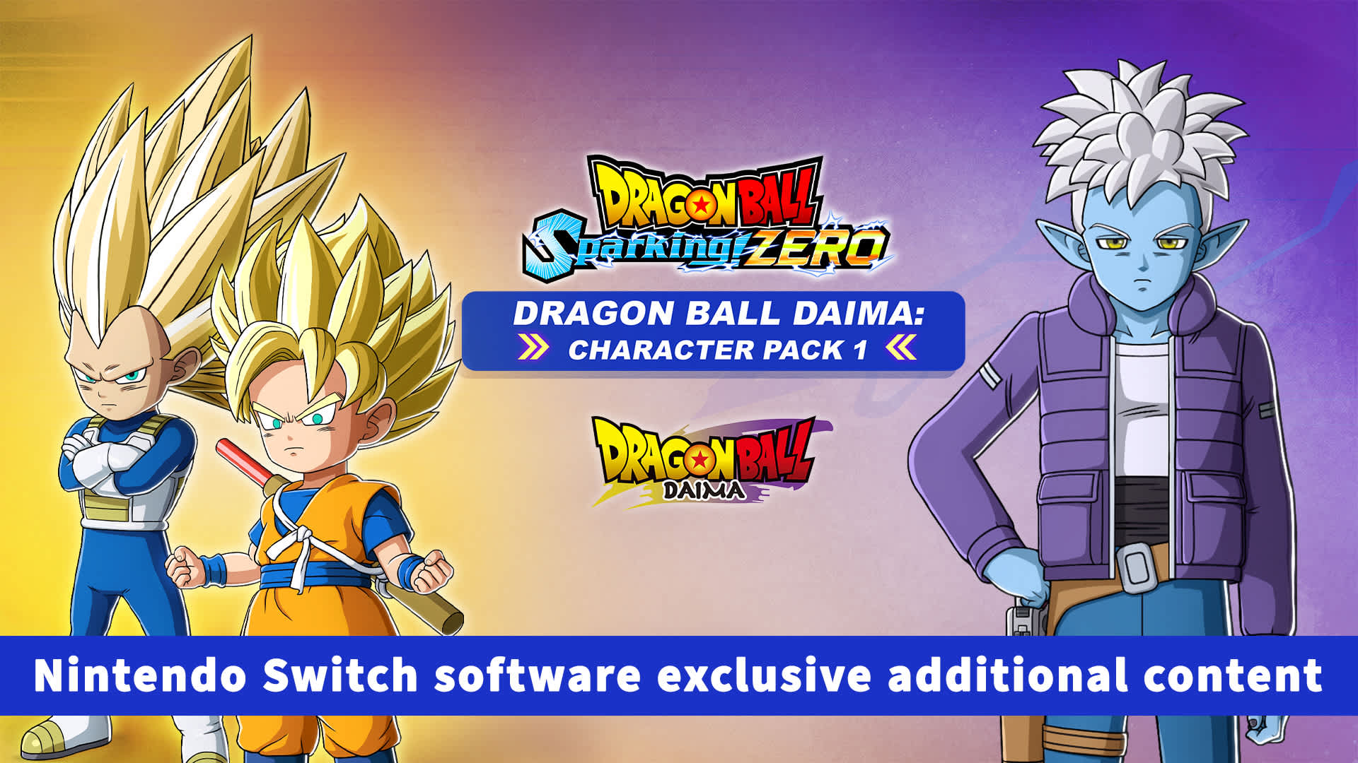 Copertina di DRAGON BALL: Sparking! ZERO - Dragon Ball DAIMA: Character Pack 1