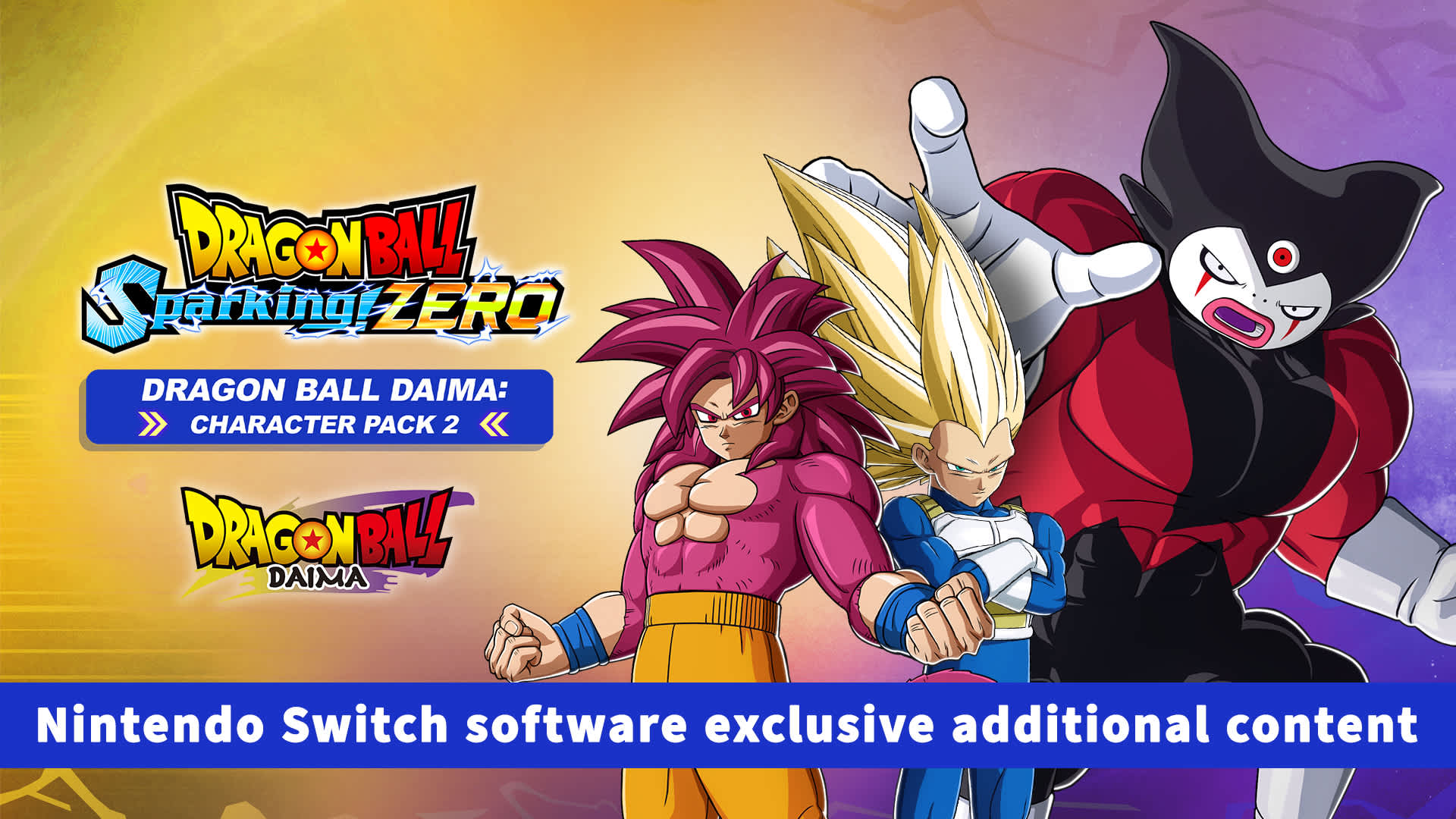 Copertina di DRAGON BALL: Sparking! ZERO - Dragon Ball DAIMA: Character Pack 2