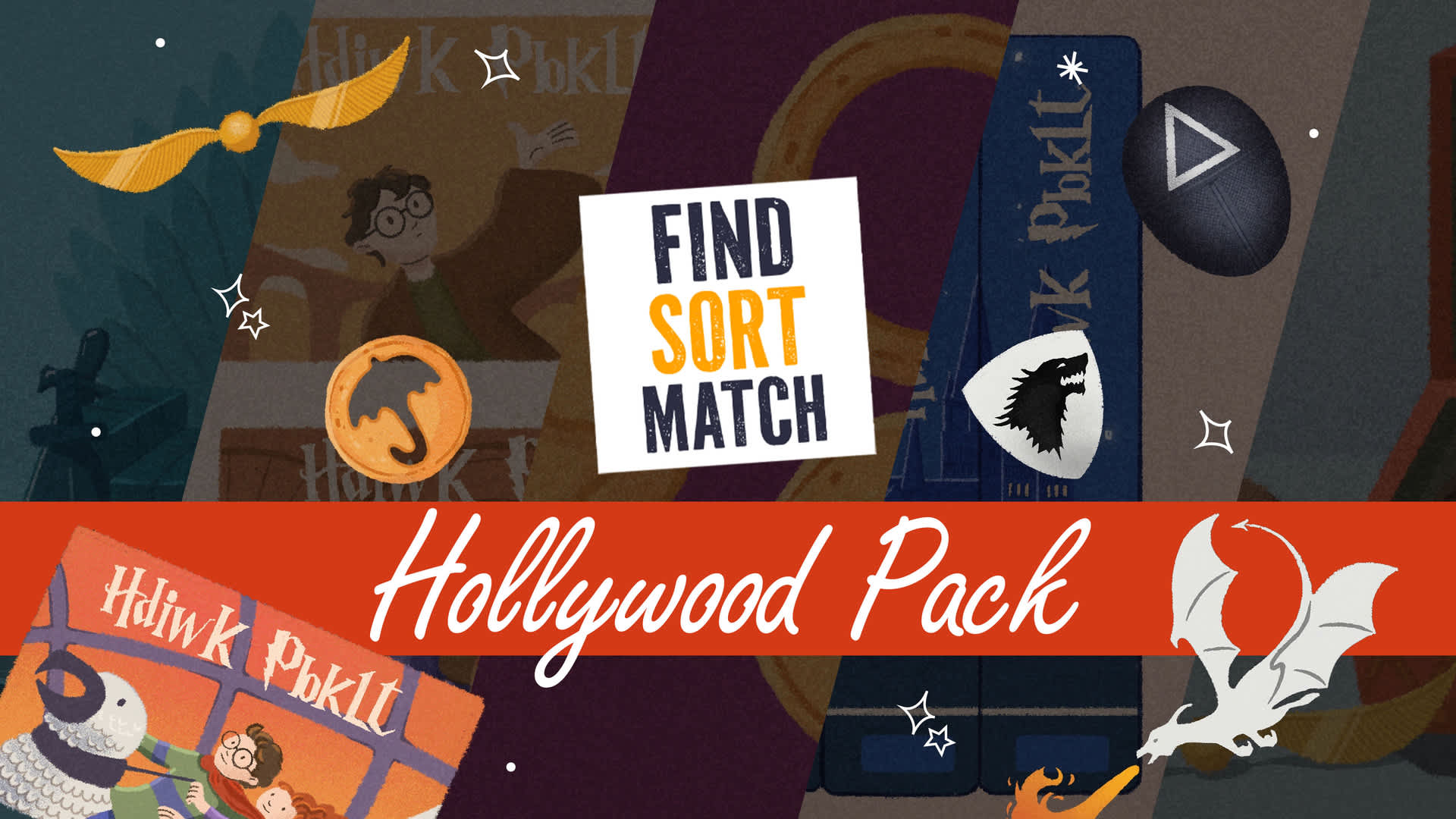 Copertina di Find Sort Match - Hollywood Pack