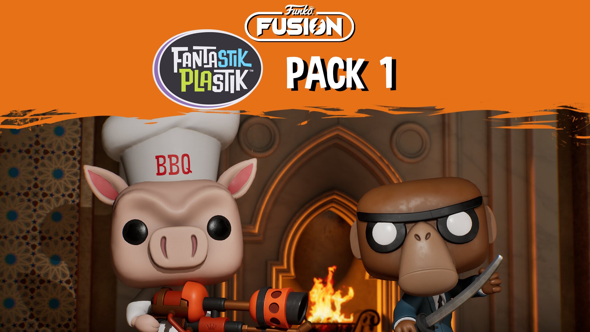 Copertina di Funko Fusion - Fantastik Plastik Pack 1 - Monkey Assassin and Sam
