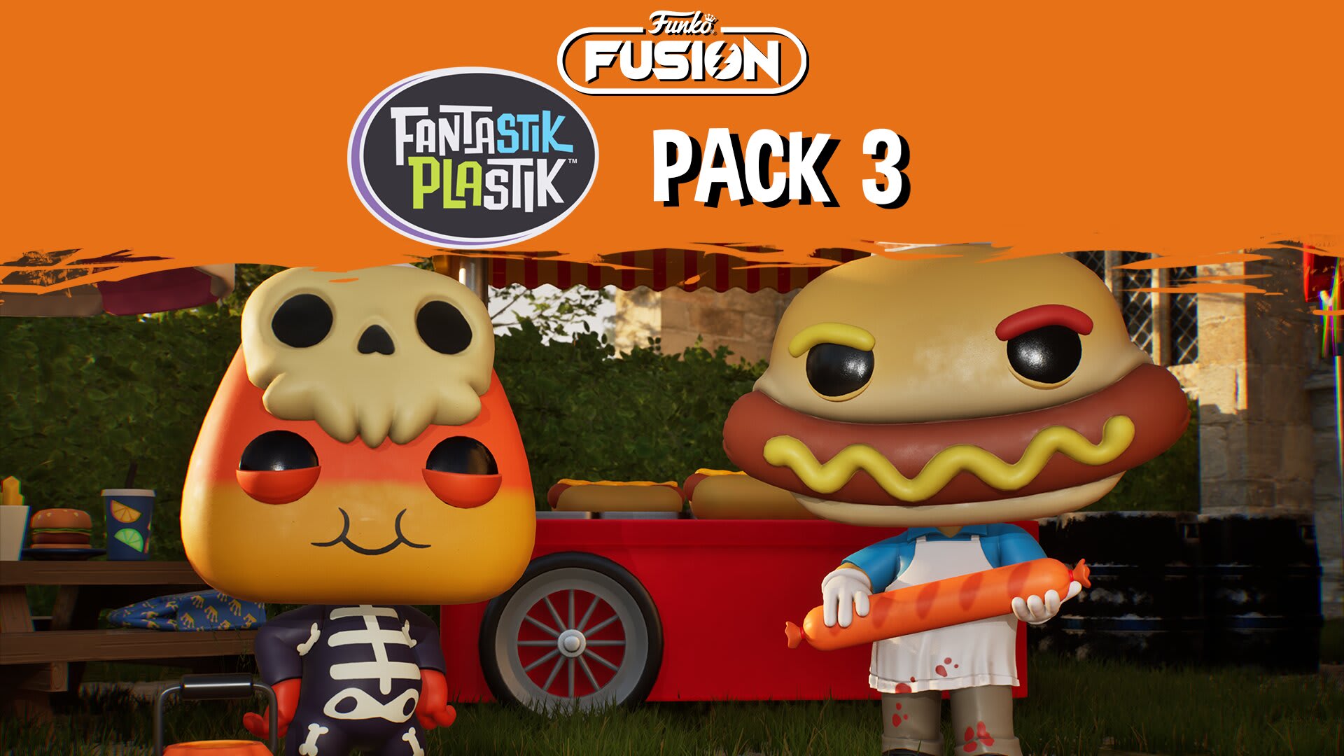Copertina di Funko Fusion - Fantastik Plastik Pack 3 - Frank Von Veiner and Cutey Corn