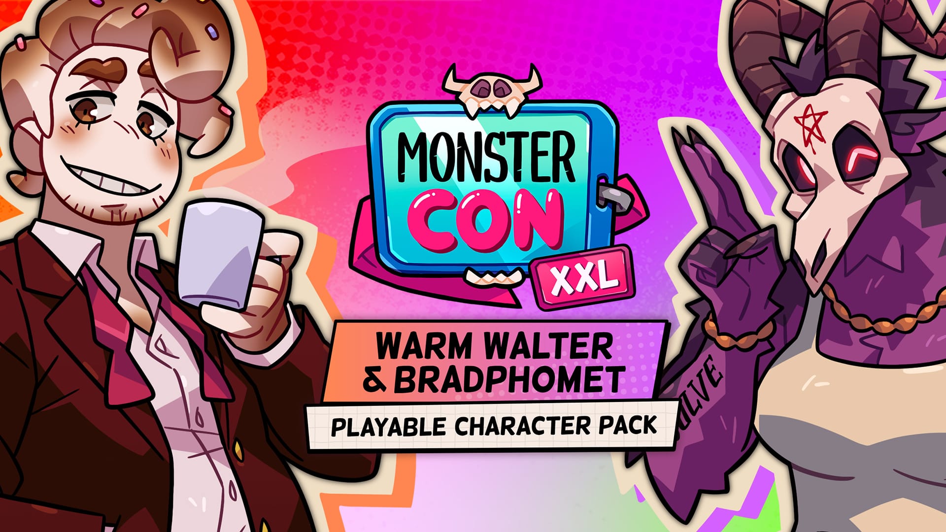 Copertina di Monster Con - Bradphomet & Warm Walter (Playable Character Pack)