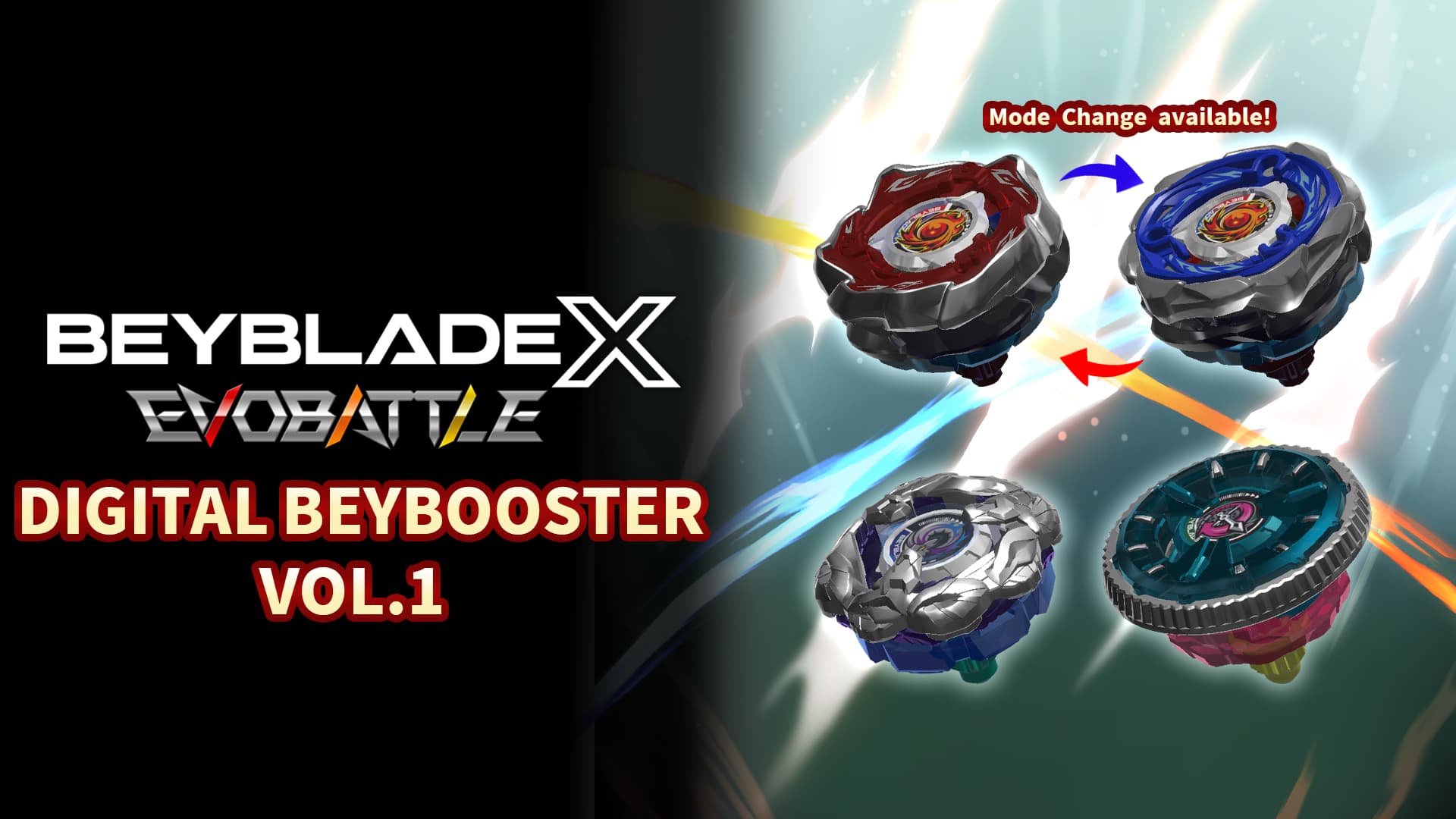 BEYBLADE X EVOBATTLEレオンファング１個 Beyblade X Leon Fang T4-60A CX-00 with Evobattle Nintendo Switch