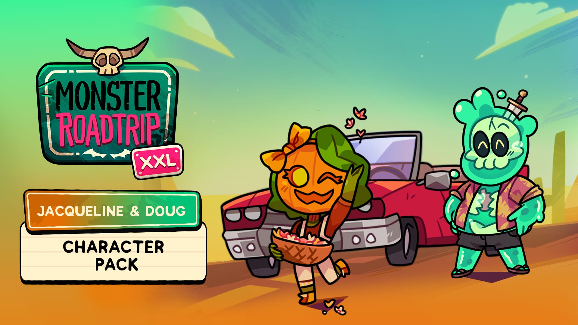 Copertina di Monster Roadtrip - Jacqueline and Doug (Playable Character Pack)