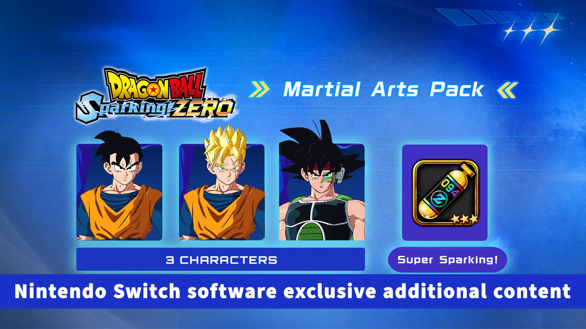 DRAGON BALL: Sparking! ZERO Martial Arts Pack for Nintendo Switch