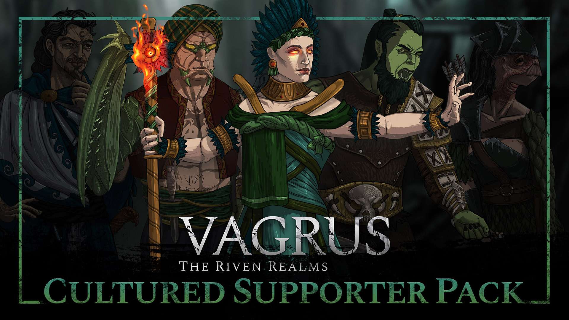 Copertina di Vagrus - The Riven Realms Cultured Supporter Pack