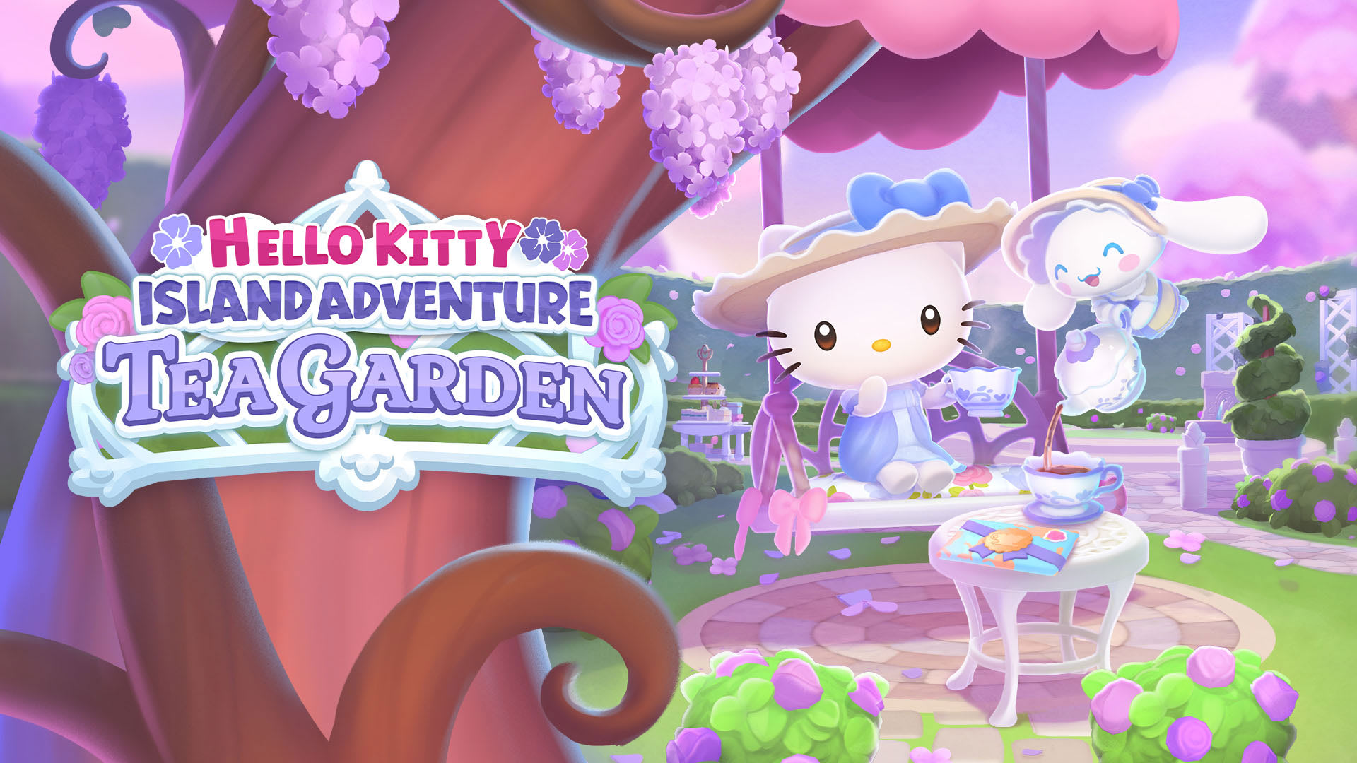 Arte de Hello Kitty Island Adventure - Tea Garden