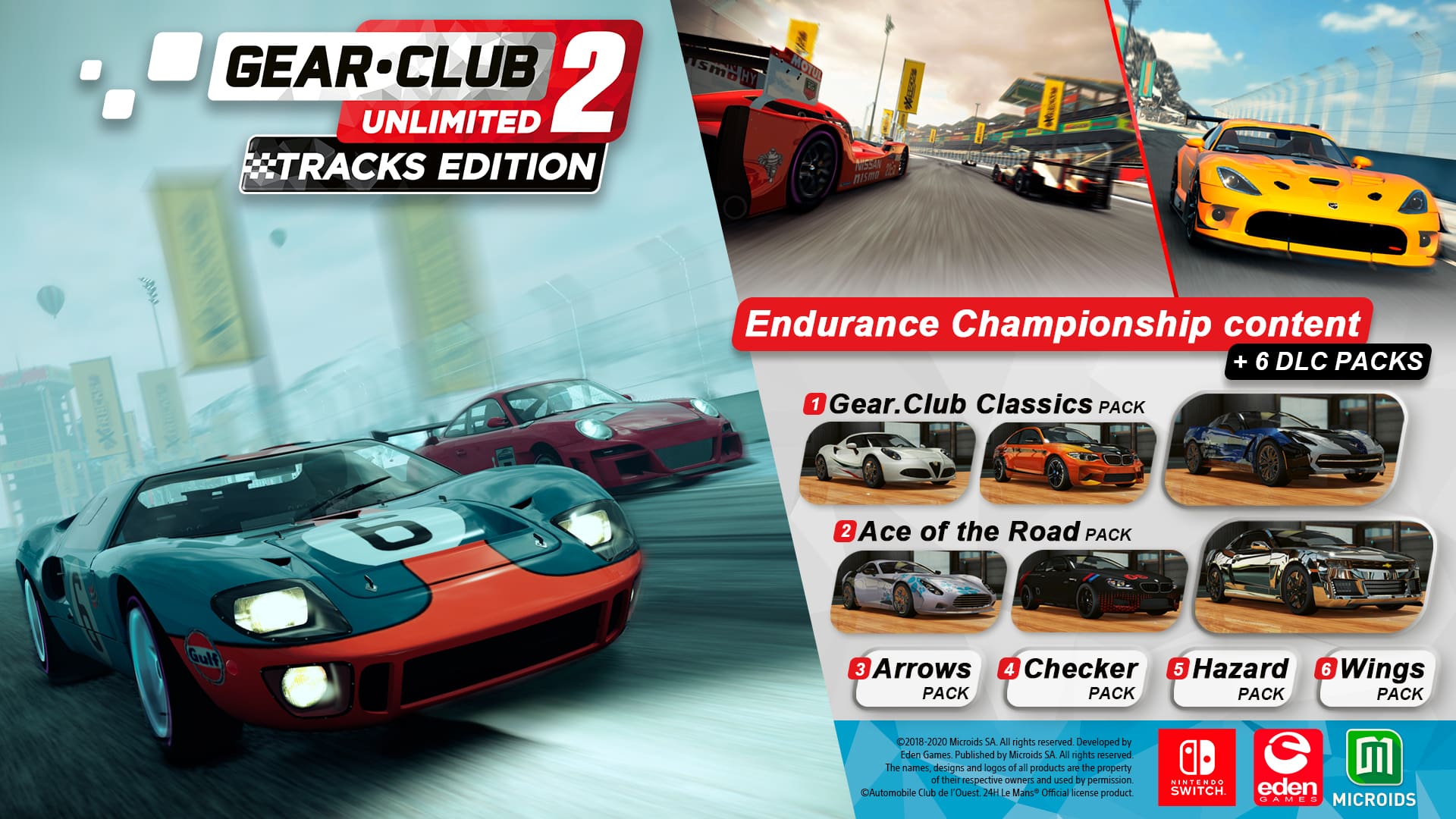 Nintendo Switch GEAR-CLUB UNLIMITED 2 Nintendo Switch Gear.Club Unlimited 2 - Tracks Edition for Nintendo Switch