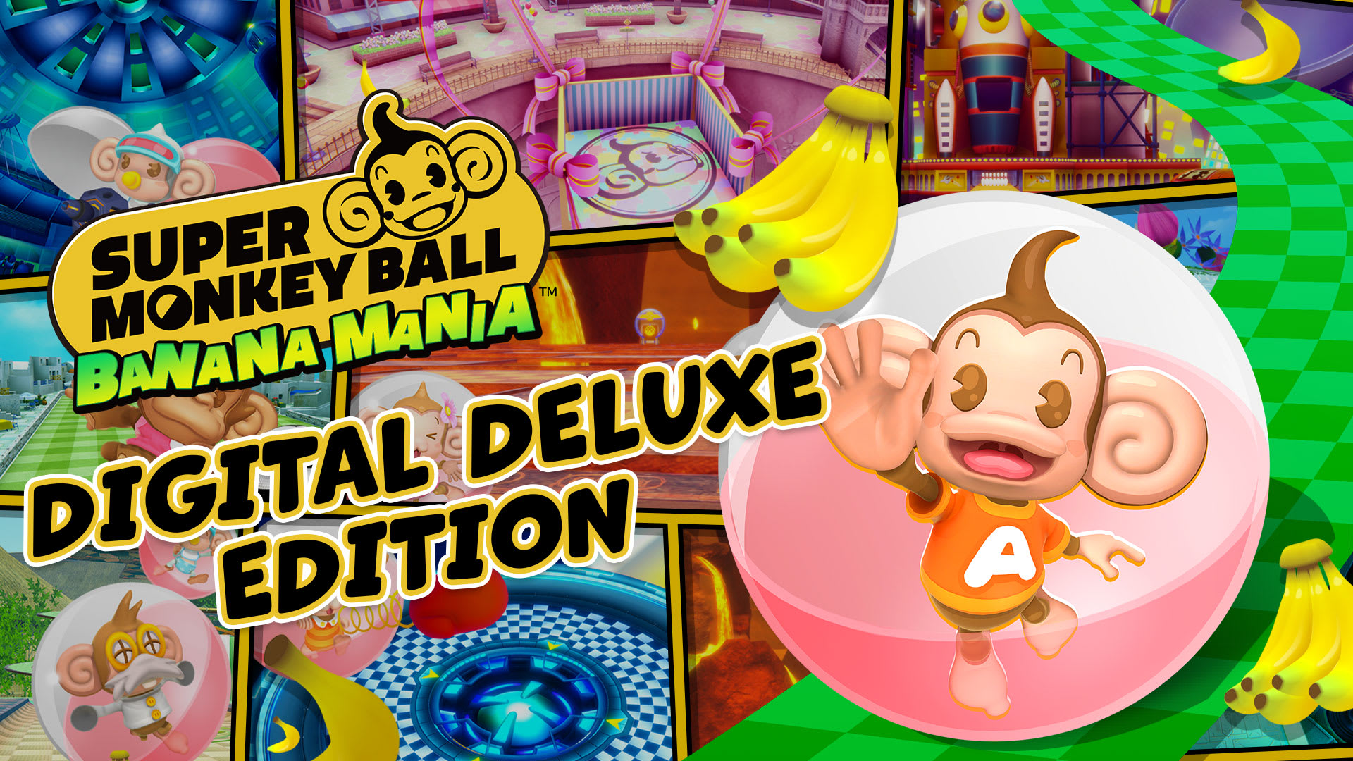 Copertina di Super Monkey Ball Banana Mania Digital Deluxe Edition