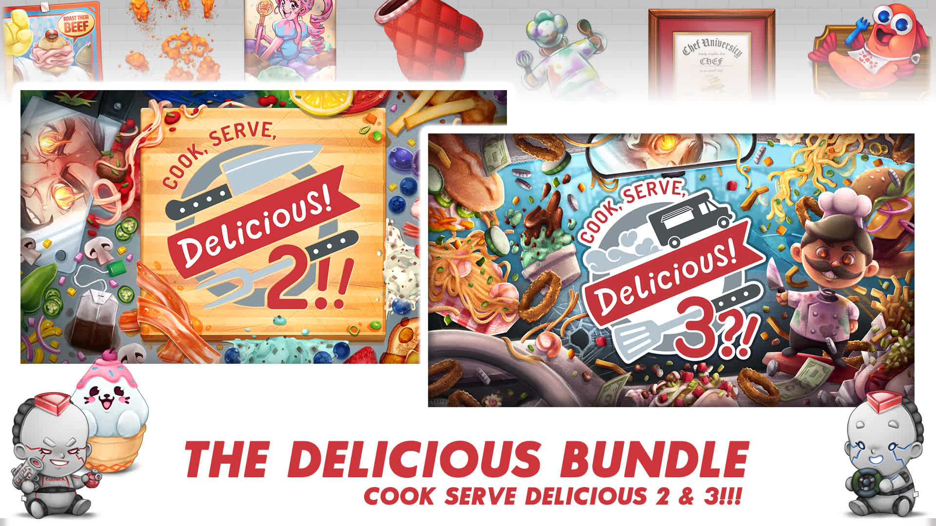 Copertina di Cook, Serve, Delicious! 2/3 Bundle!!