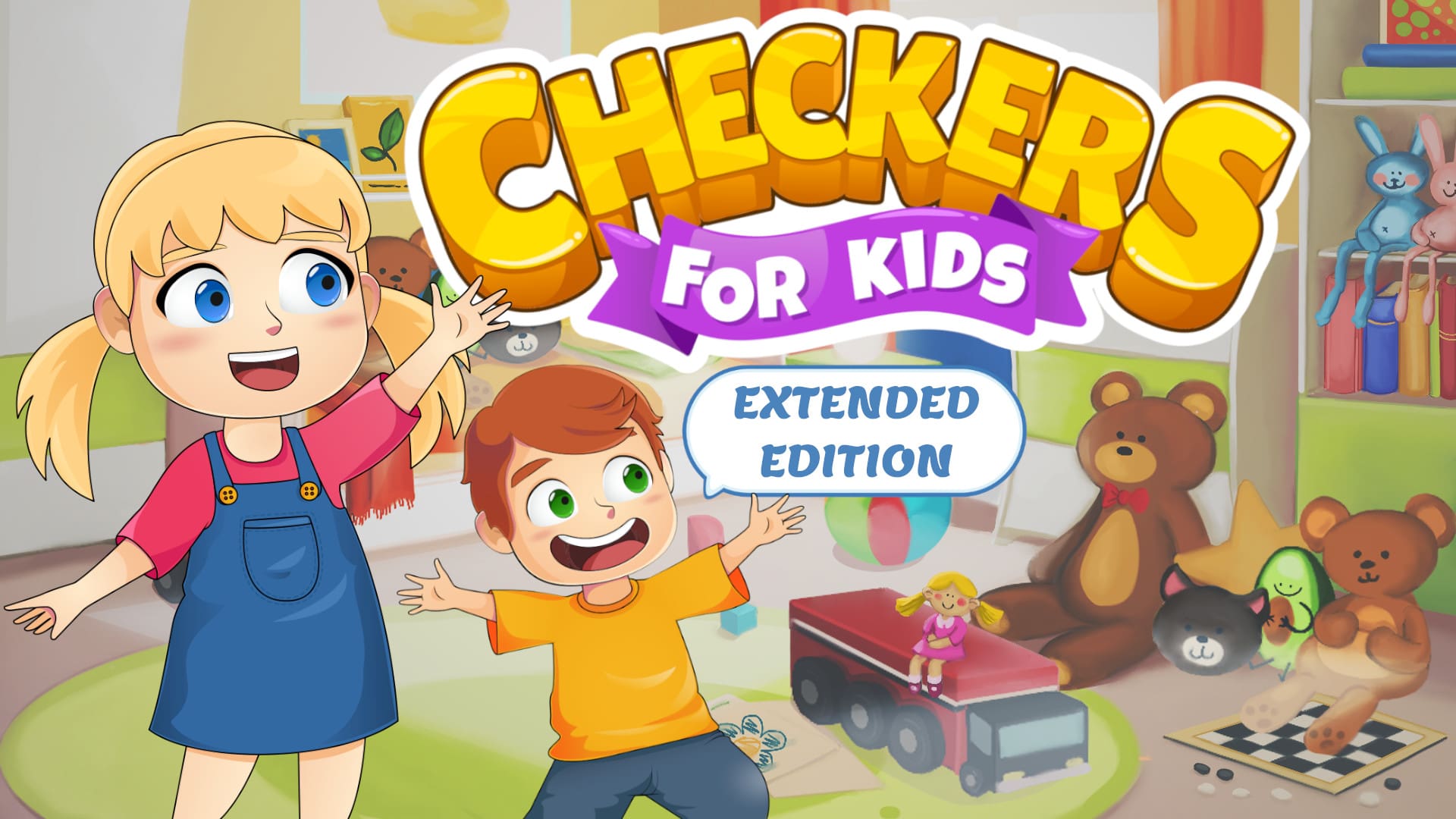 Copertina di Checkers for Kids Extended Edition