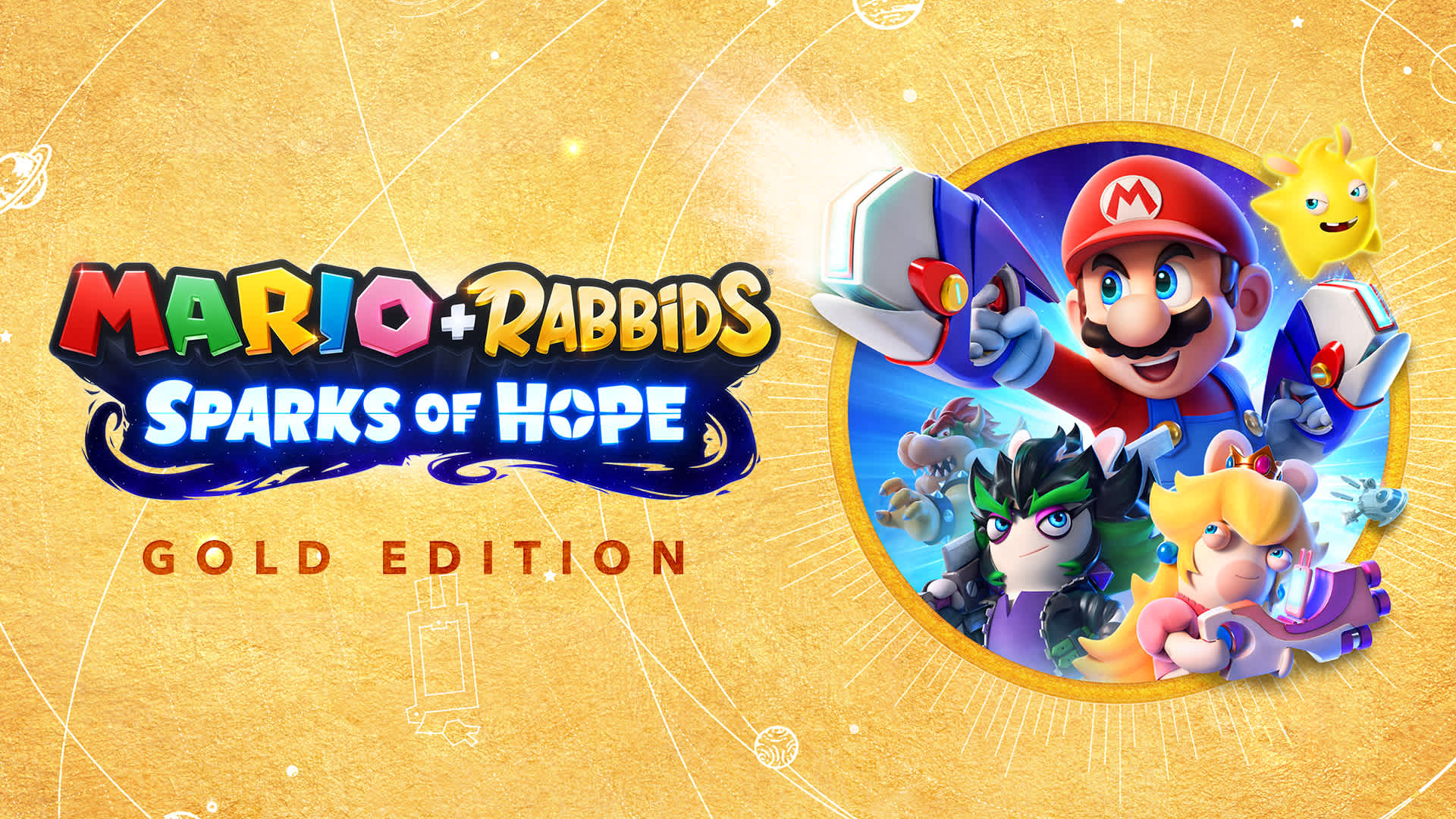 Copertina di Mario + Rabbids Sparks of Hope Gold Edition