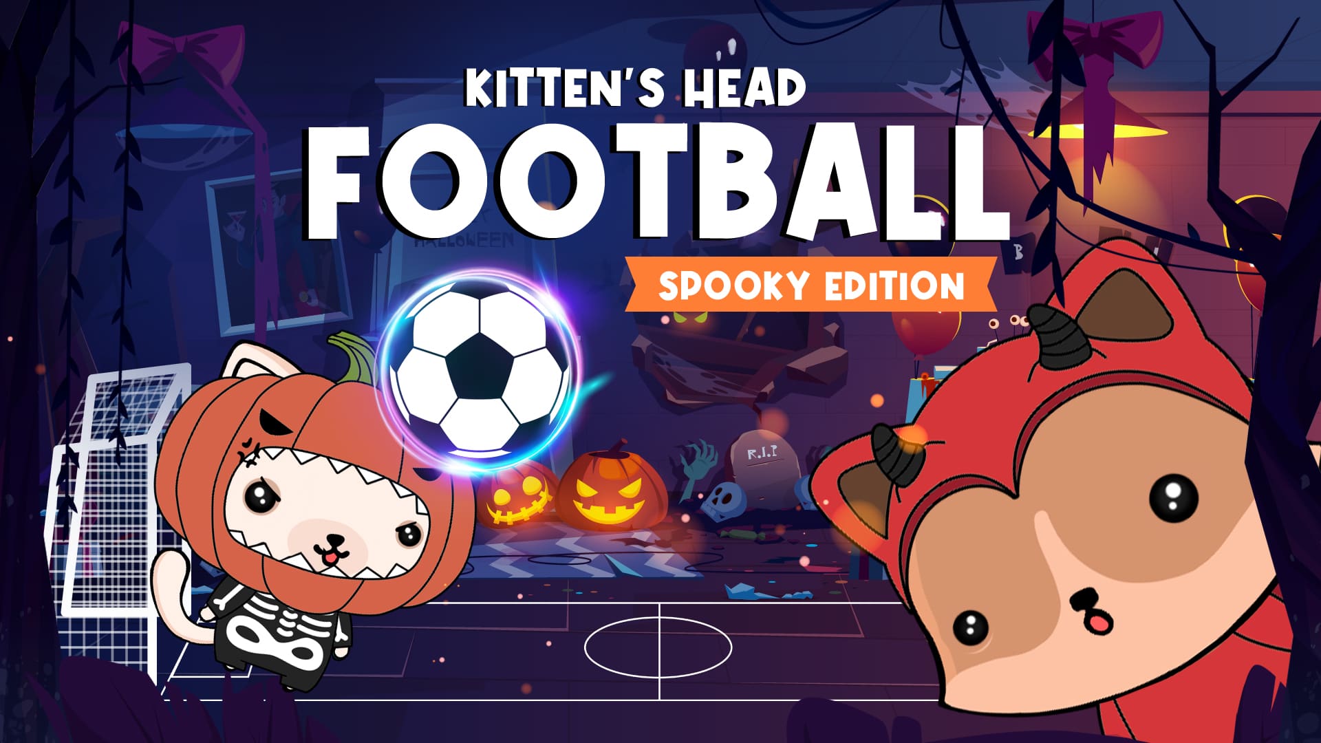 Copertina di Kitten’s Head Football: Spooky Edition