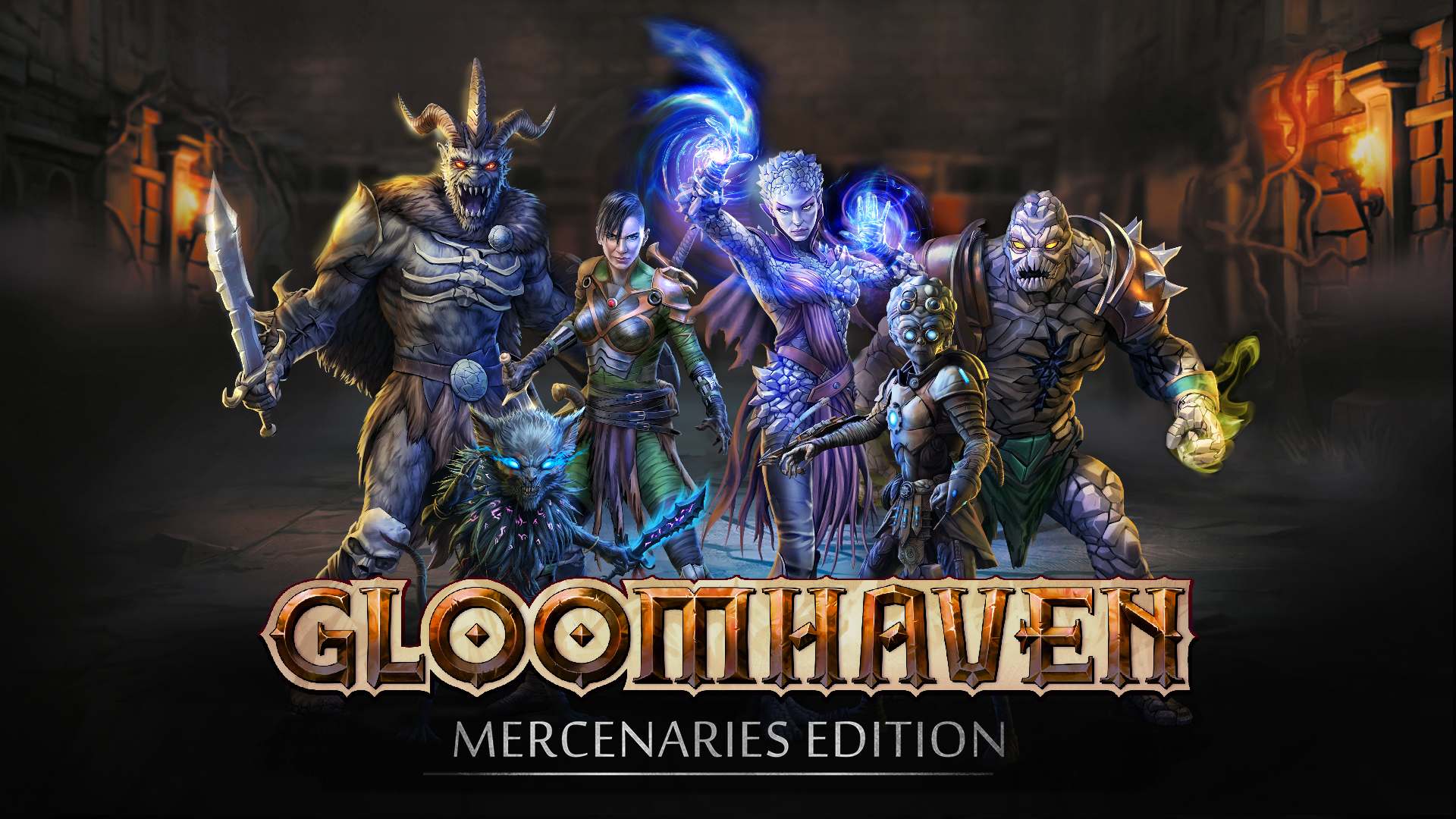 Copertina di Gloomhaven - Mercenaries Edition
