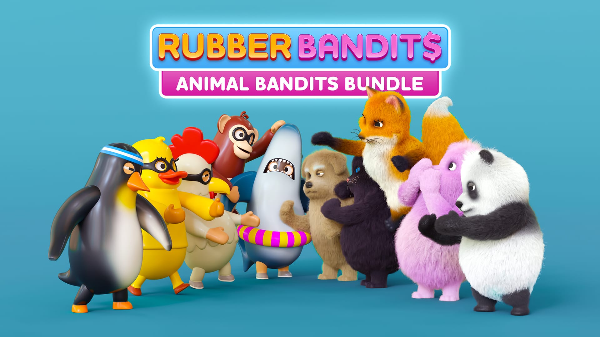 Copertina di Rubber Bandits: Animal Bandits Bundle