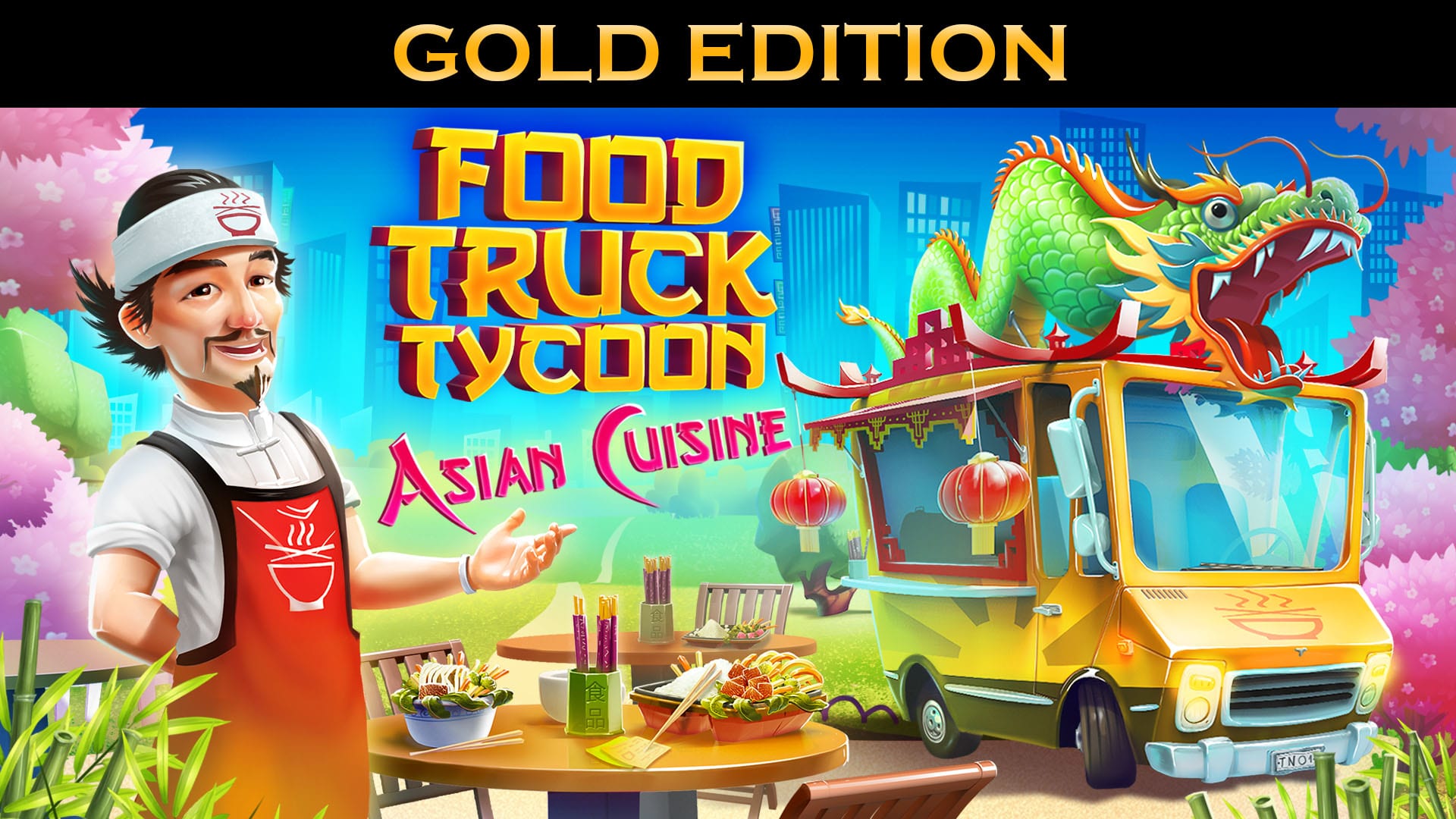 Copertina di Food Truck Tycoon - Asian Cuisine Gold Edition