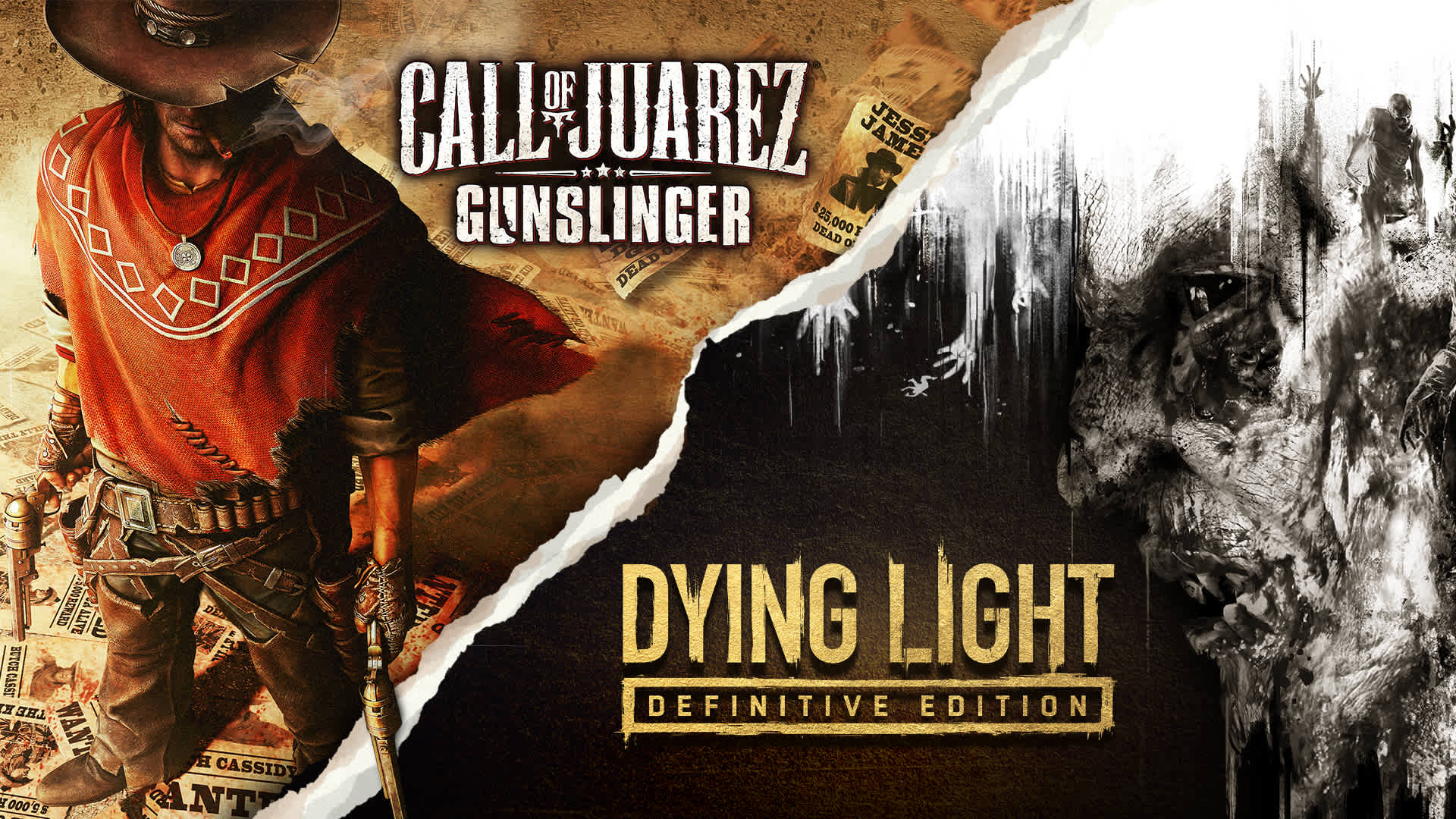 Copertina di Dying Light: Definitive Edition & Call of Juarez: Gunslinger