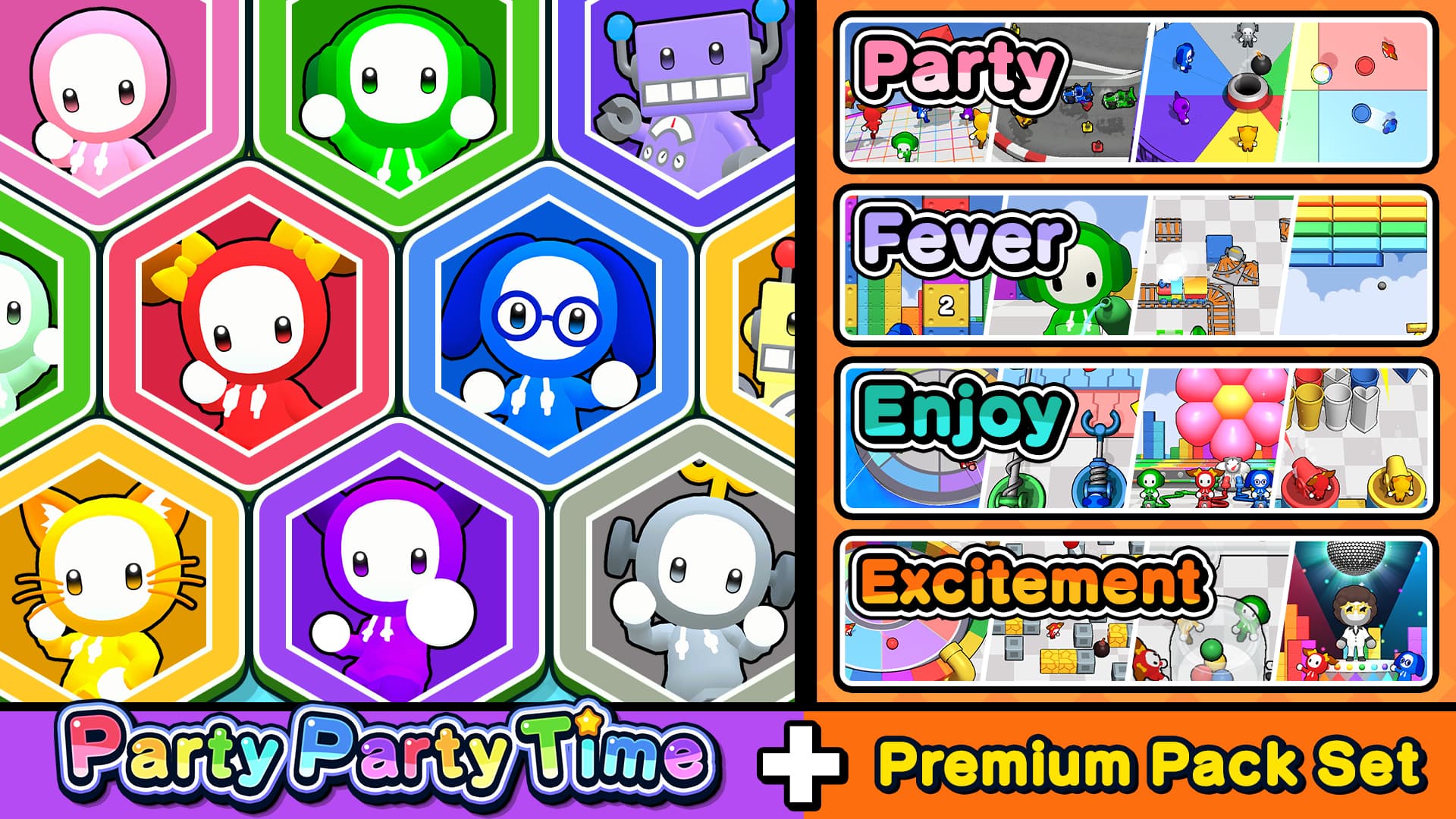 Copertina di Party Party Time + Premium Pack Set